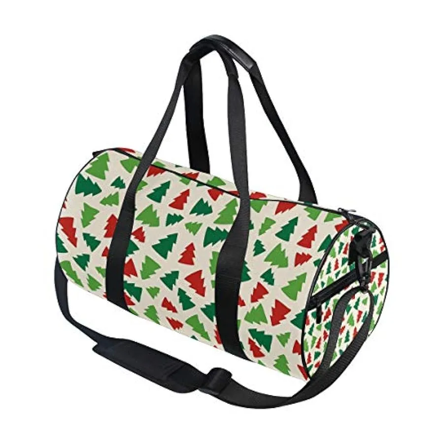 MALPLENA Natale Tempo di Colore Alberi Tamburo palestra borsone donne Borsa da viaggio 203711323