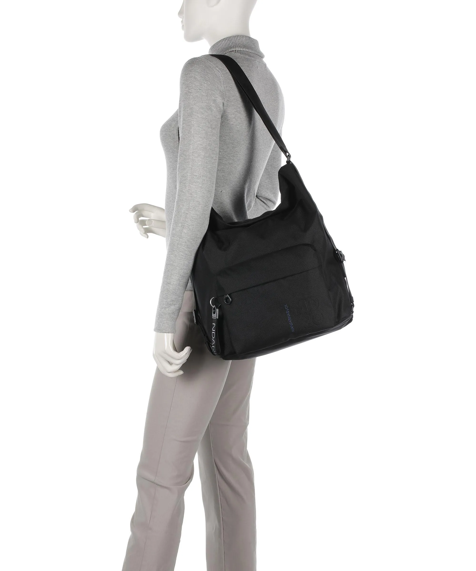  Mandarina Duck MD20 Borsa a zainetto poliestere nero  