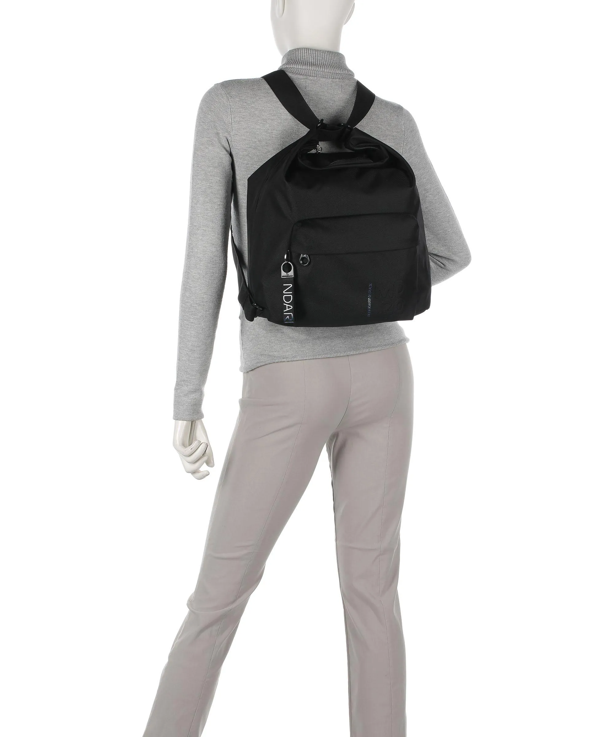  Mandarina Duck MD20 Borsa a zainetto poliestere nero  