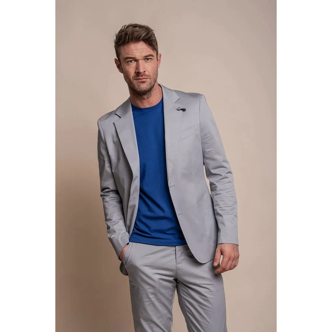 Mario - Blazer Estivo Azzurro da Uomo