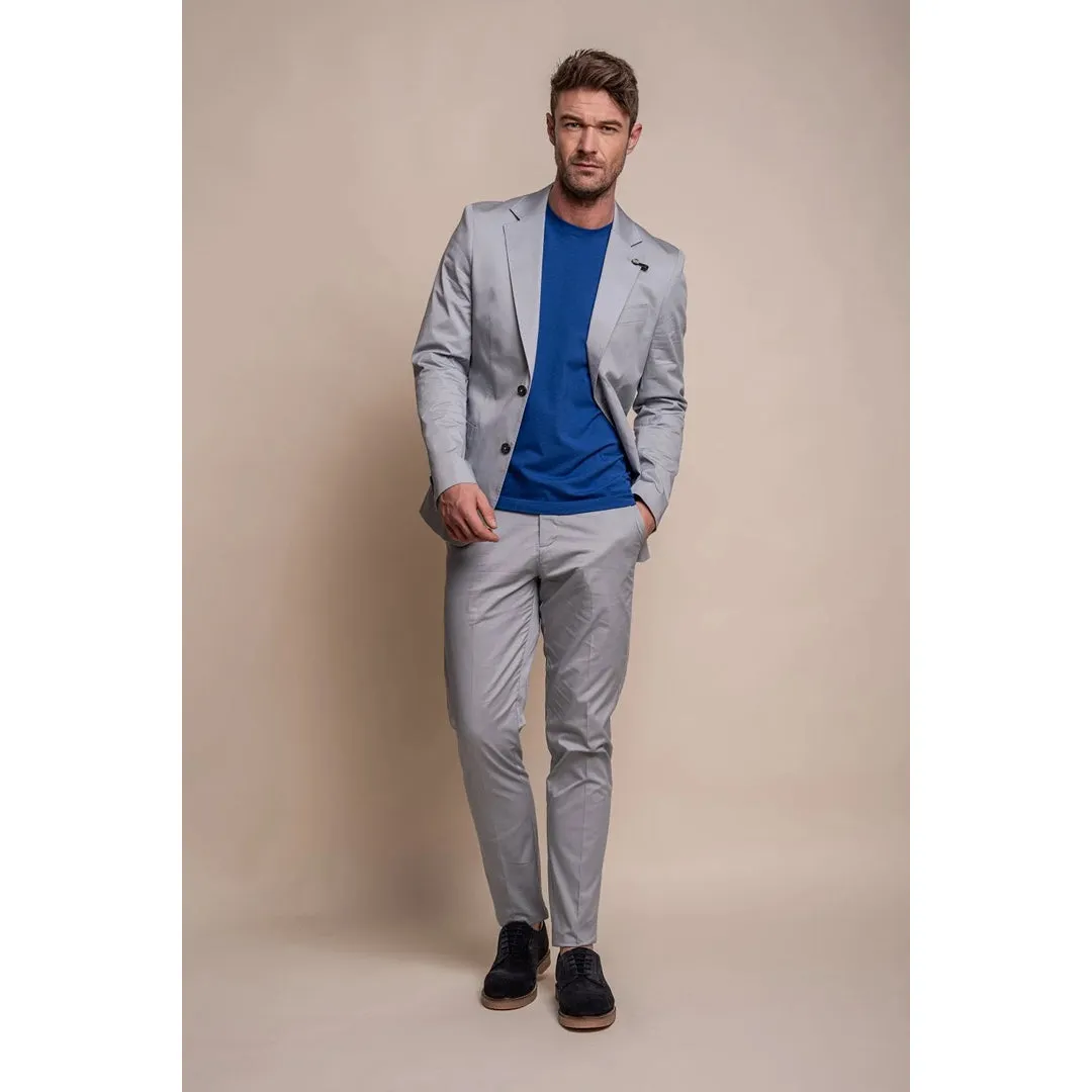 Mario - Blazer Estivo Azzurro da Uomo