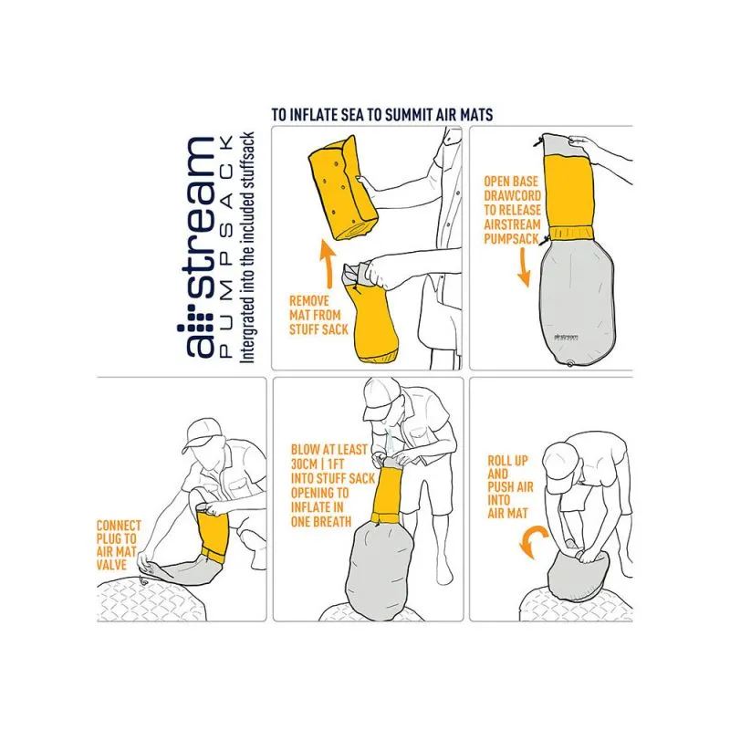 Materasso Sea to Summit Ultraleggero (Giallo) (airstream Pumpsack)