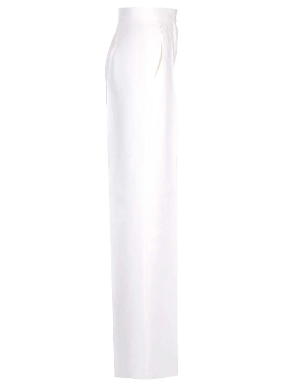   Max Mara  Pantalone bianco in lino  
