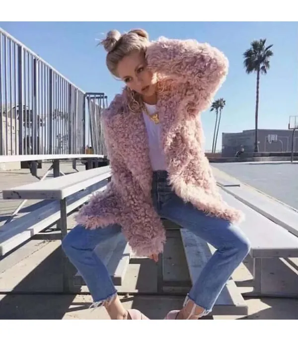 Maxi cappotto in lana curly - Dream Shop