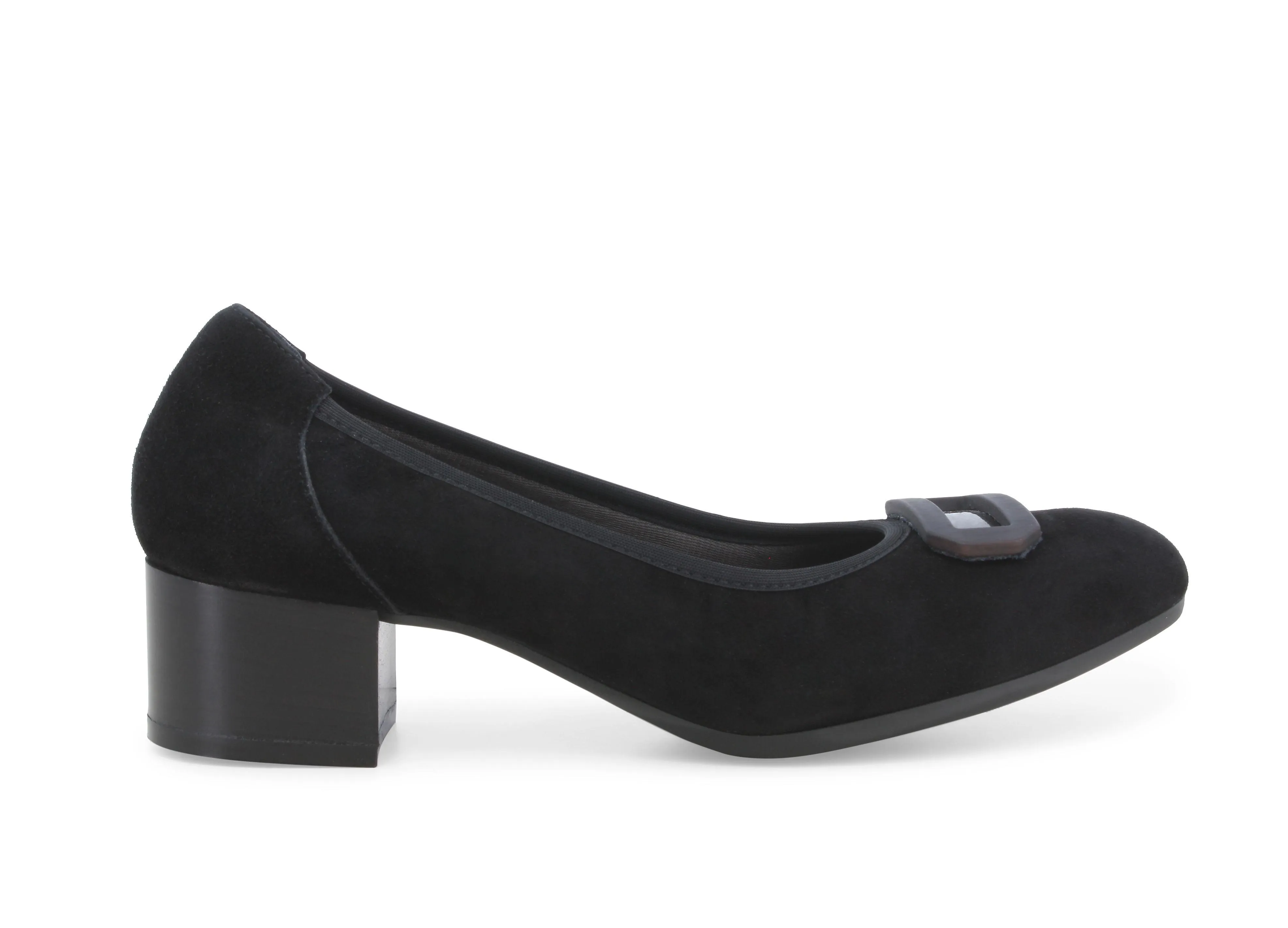 Melluso Decollete donna in camoscio nero x5318w