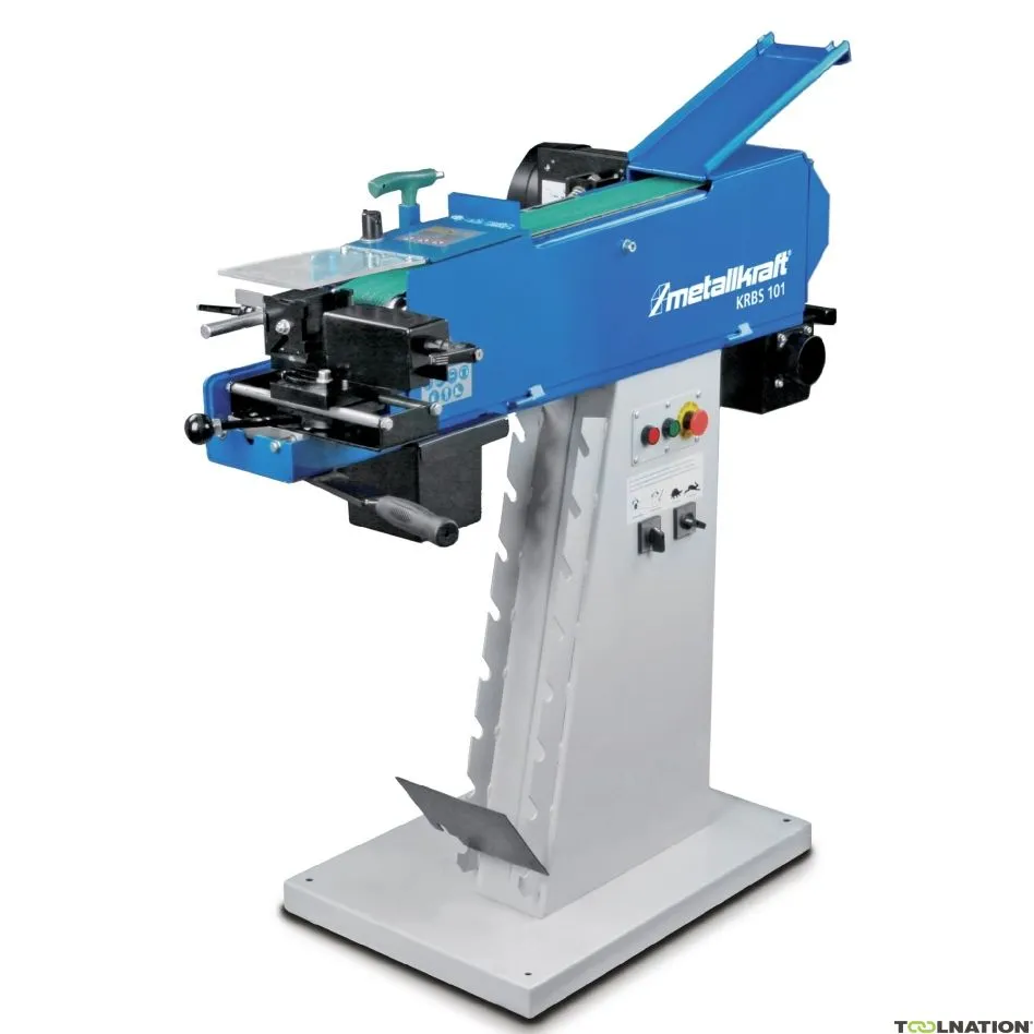 MetallKraft 713921001 KRBS101 Smerigliatrice combinata per tubi e levigatrice a nastro 400 Volt 2 in 1