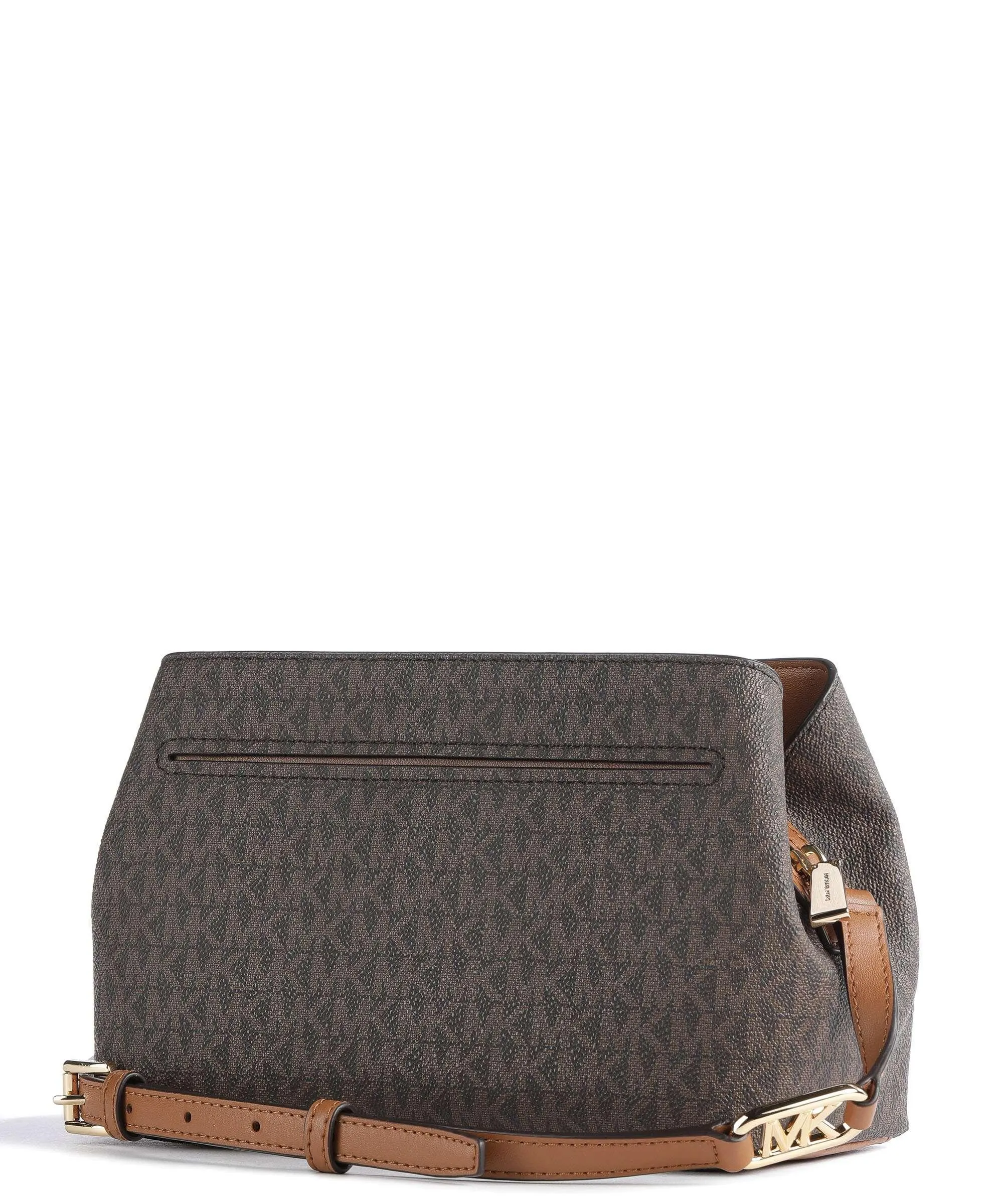  Michael Kors Kensington Borsa a tracolla tela marrone scuro  