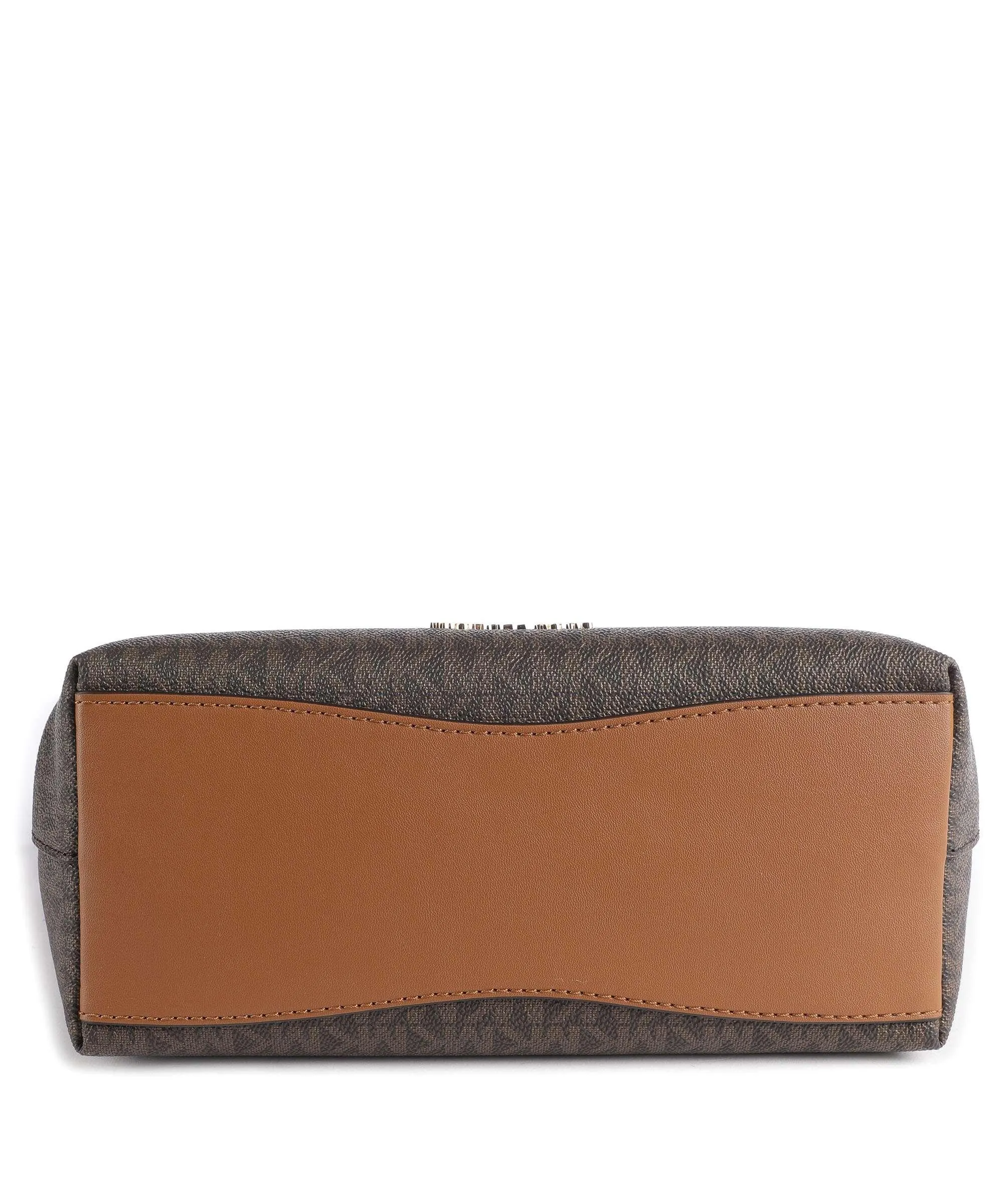  Michael Kors Kensington Borsa a tracolla tela marrone scuro  