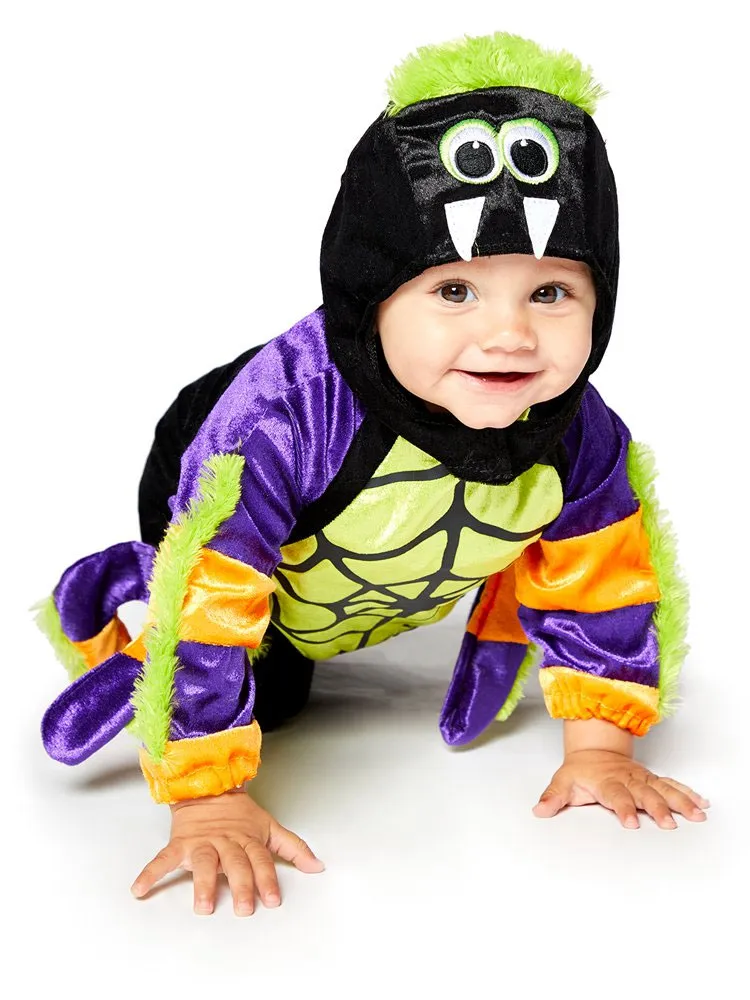 Mini costume da bambino ragno di Halloween