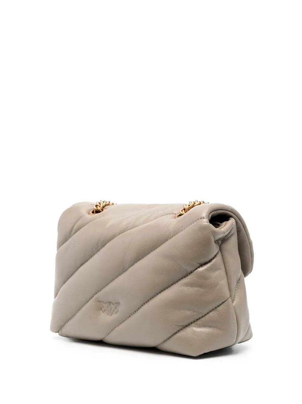 Mini Love Puff Maxi Quilt Bag / Taupe