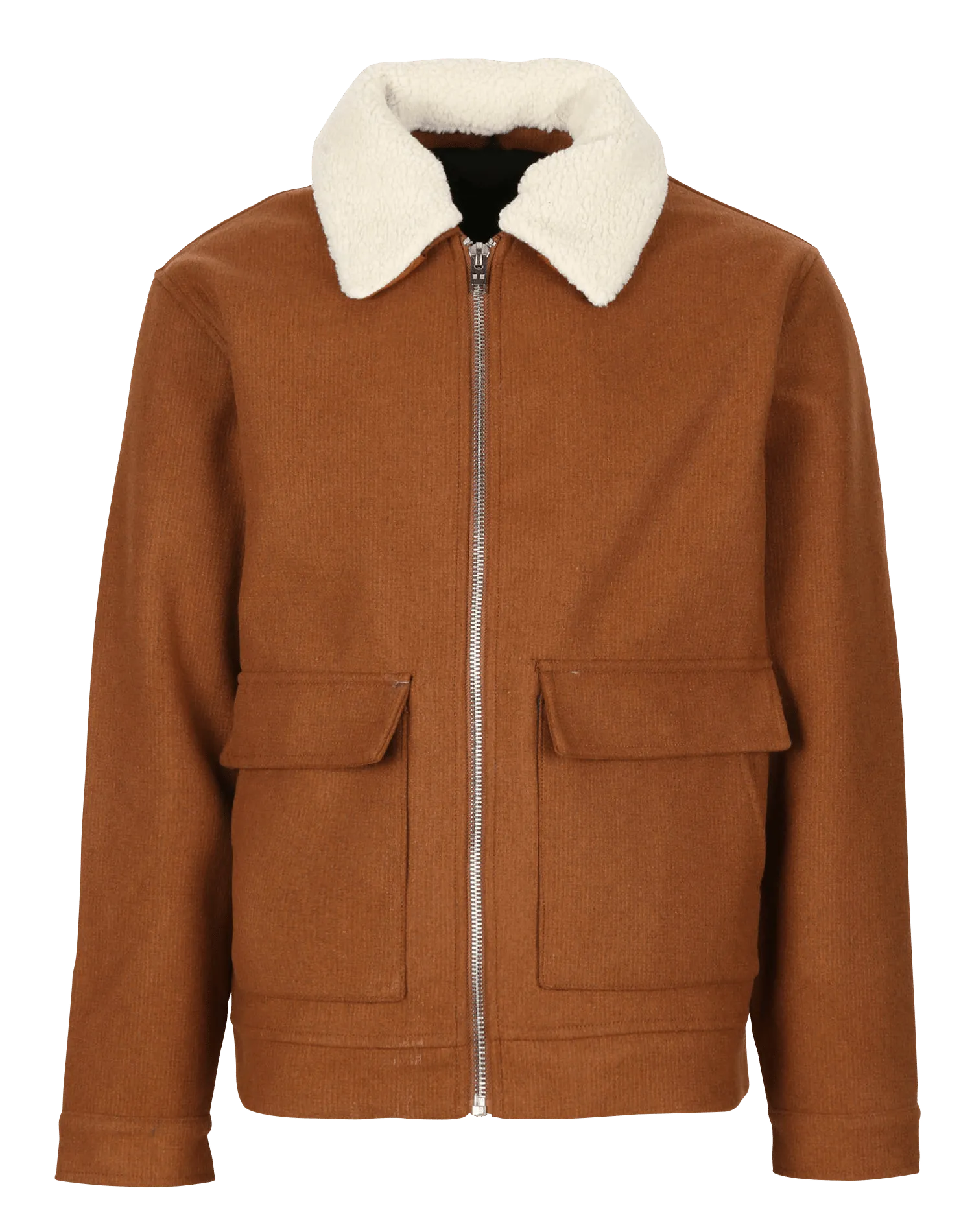  MINIMUM   THORKINS 2.0 - Cappotto dritto collo classico | Marrone