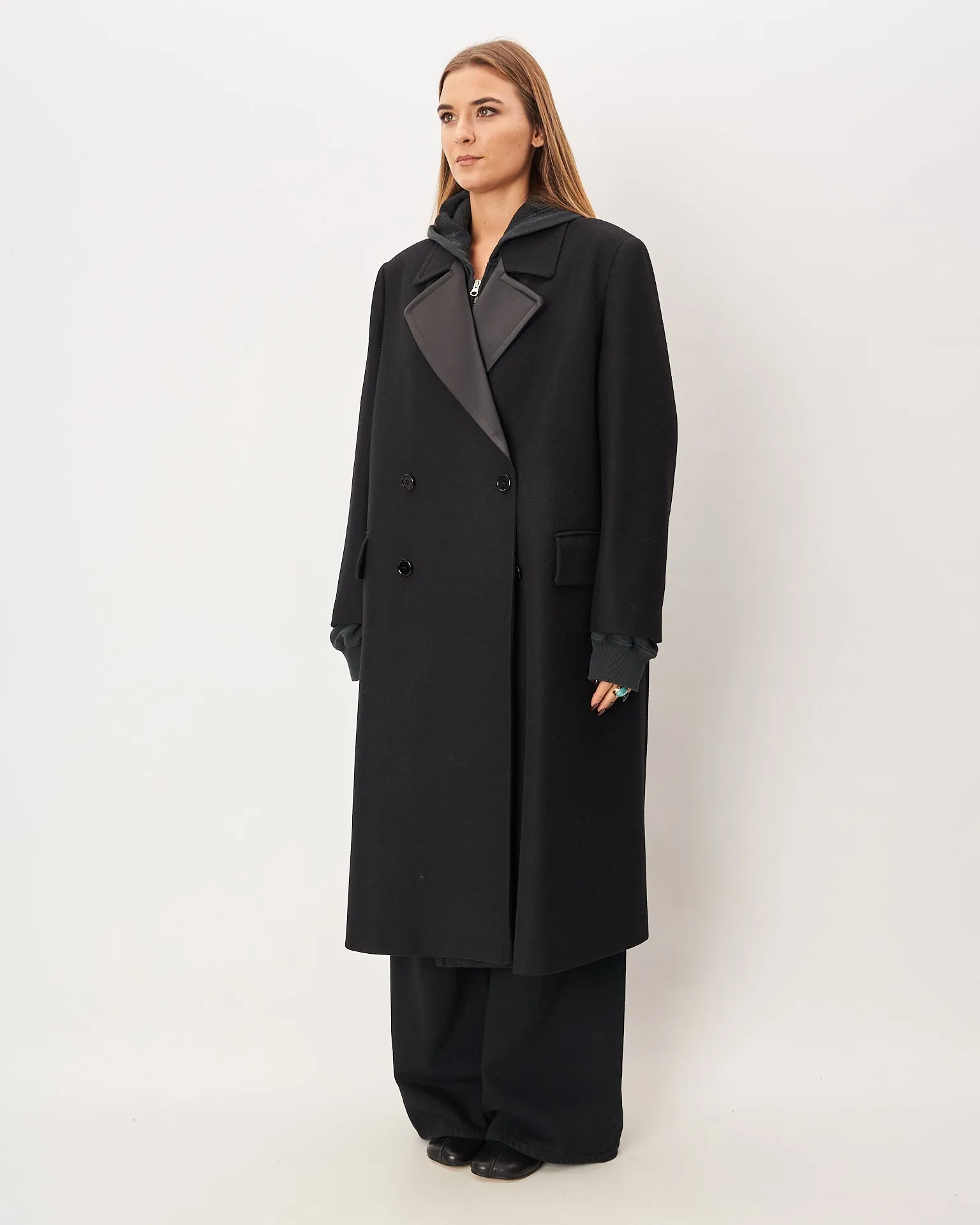 MM6 Margiela cappotto nero over