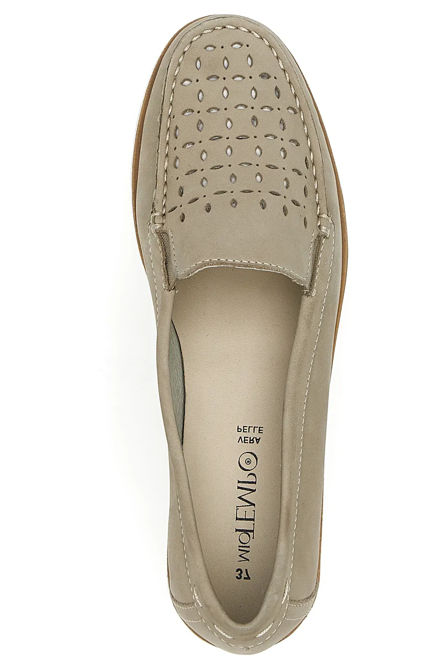 Mocassini Beige Mio Tempo 12862