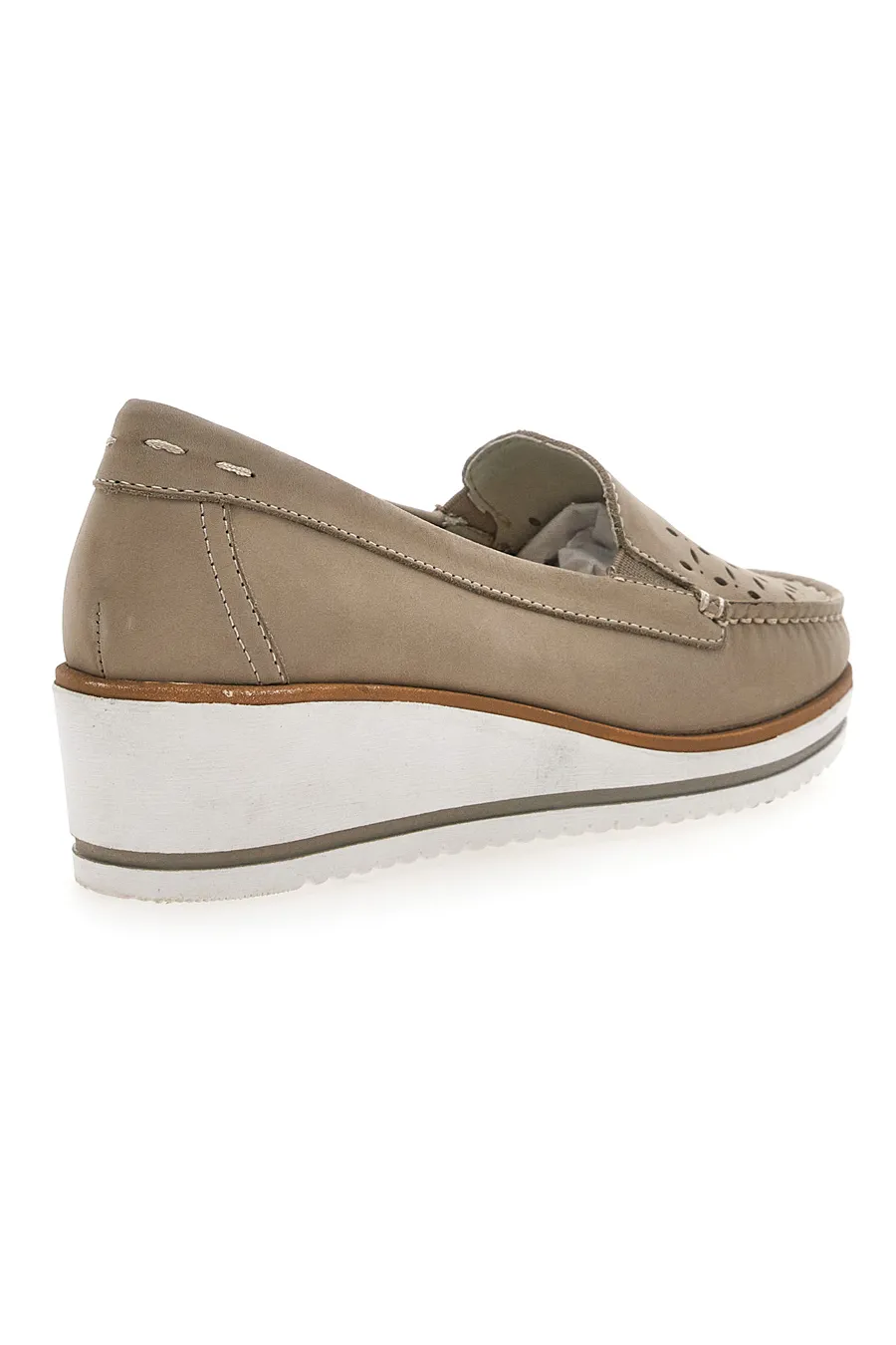 Mocassini Beige Mio Tempo 12862