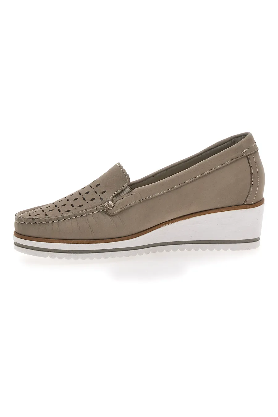 Mocassini Beige Mio Tempo 12862