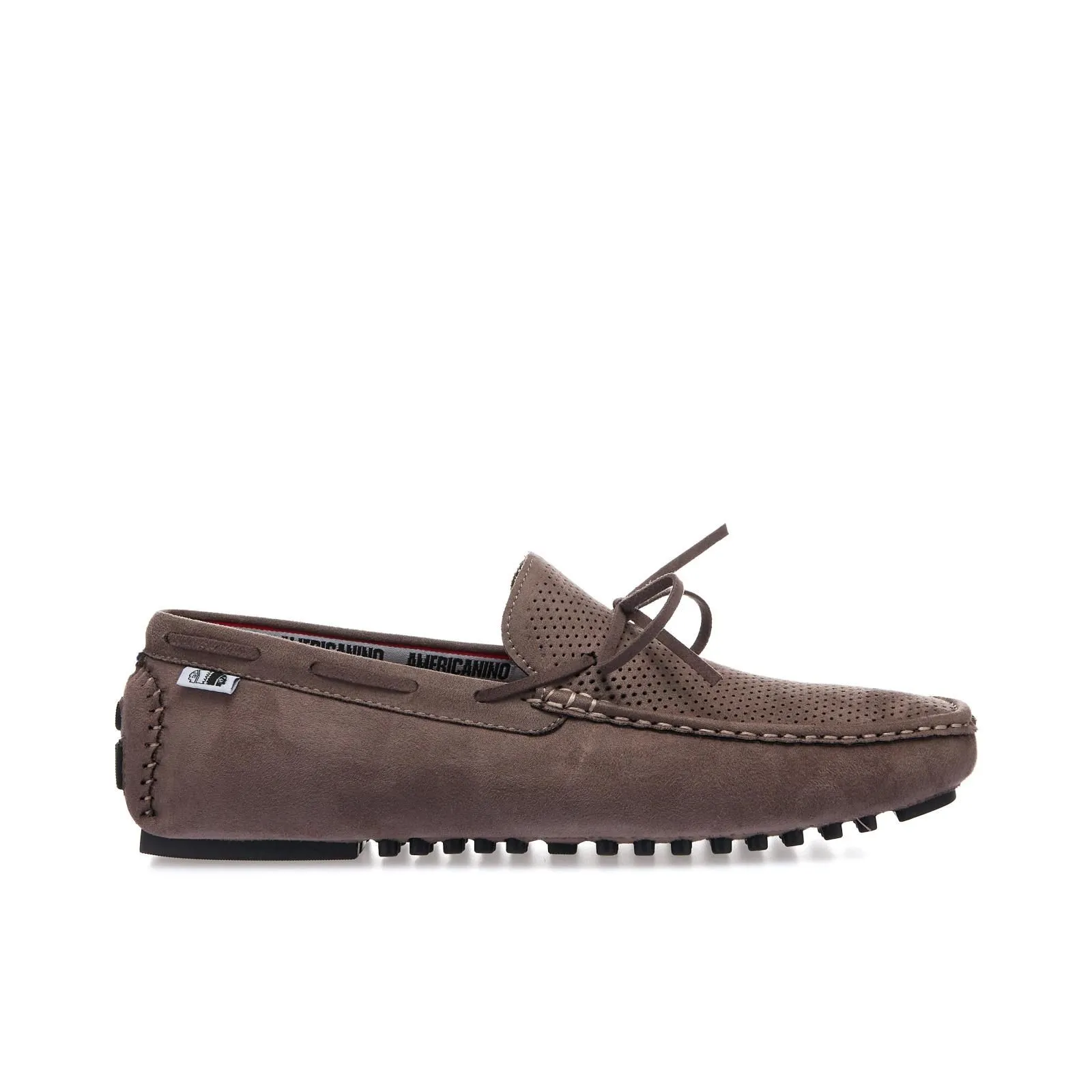 Mocassini casual marroni con lacci