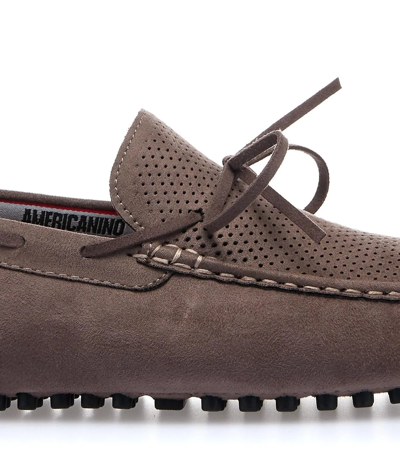 Mocassini casual marroni con lacci