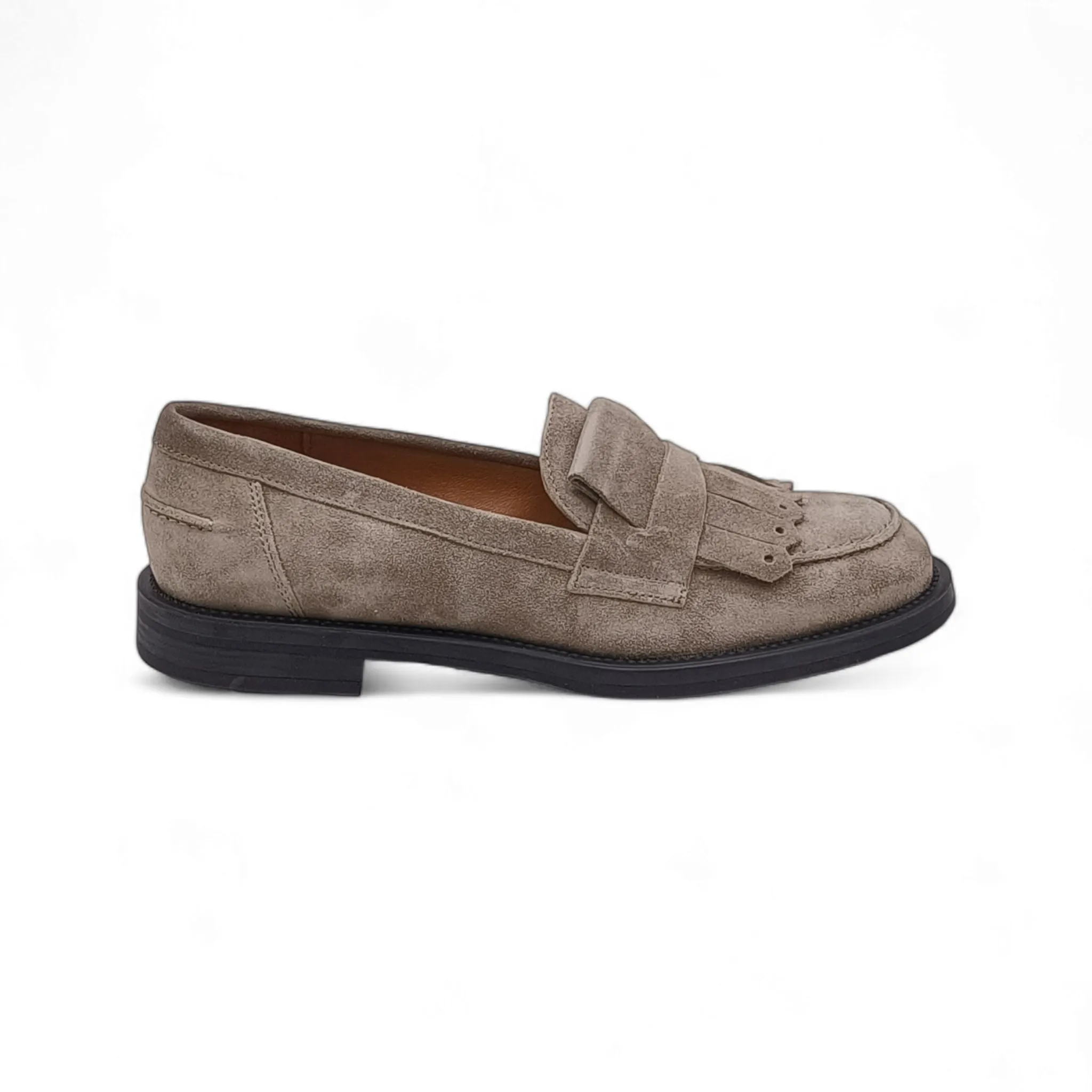 Mocassini Donna in camoscio Frau 90C6 softy sand