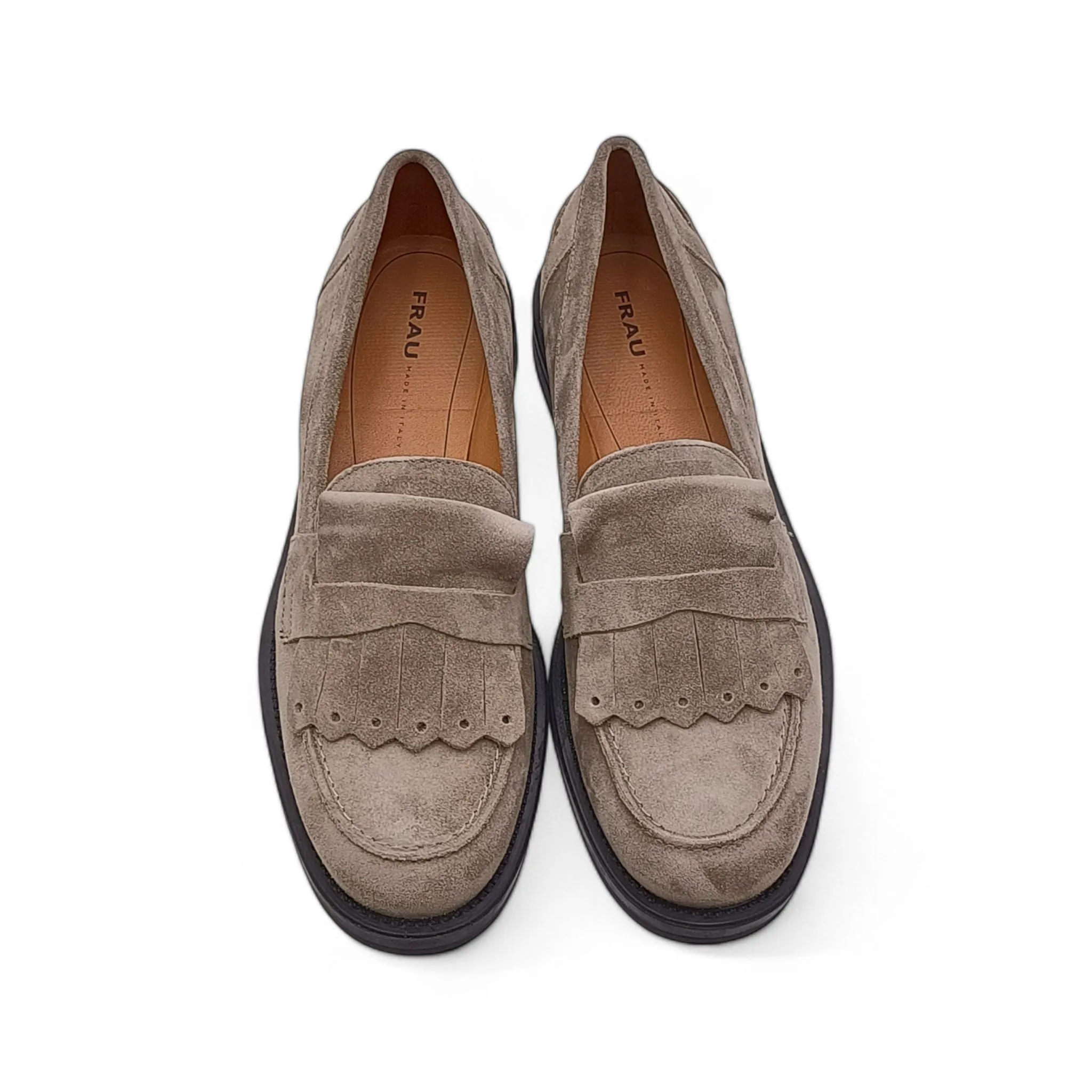Mocassini Donna in camoscio Frau 90C6 softy sand