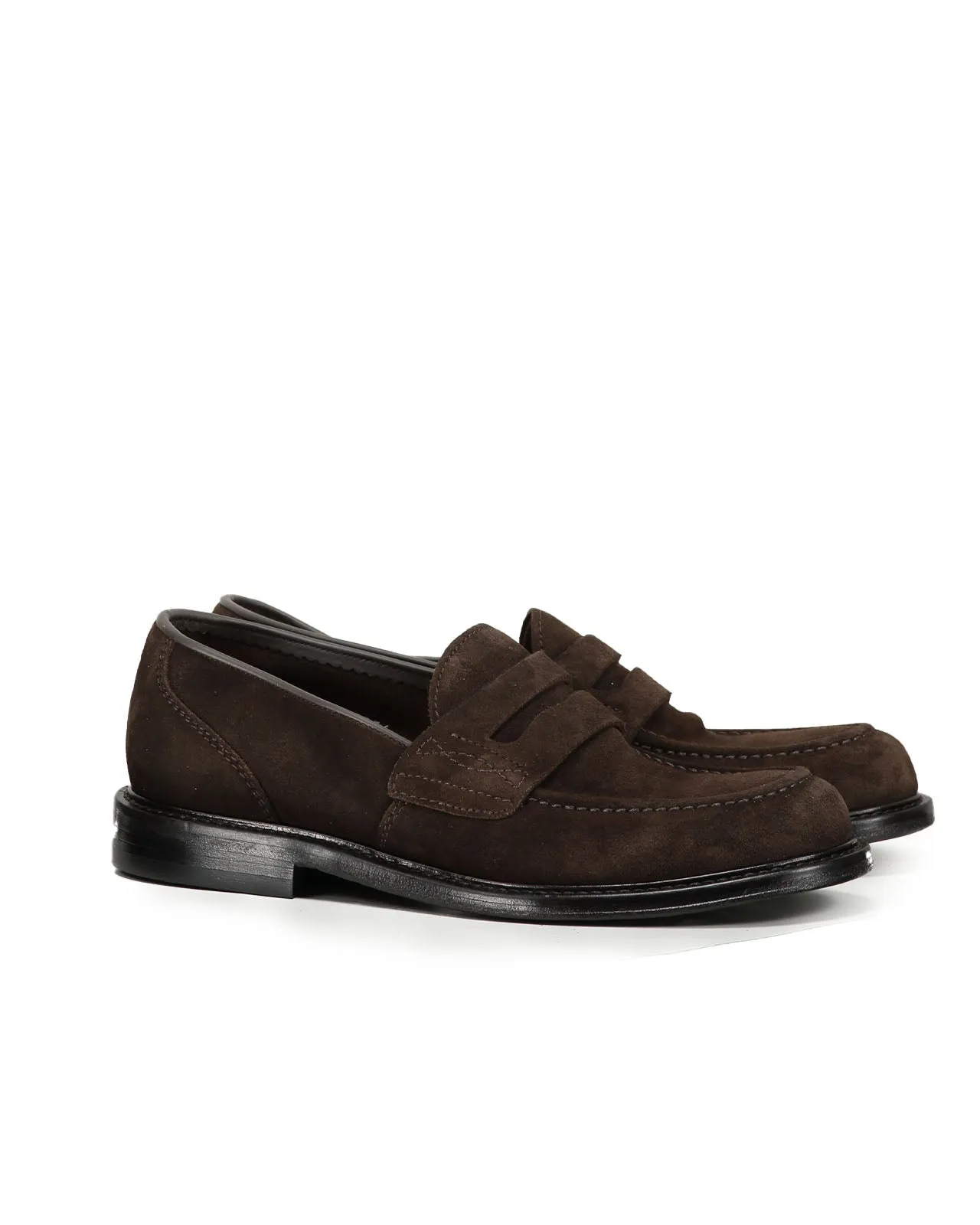 Mocassino camoscio marrone