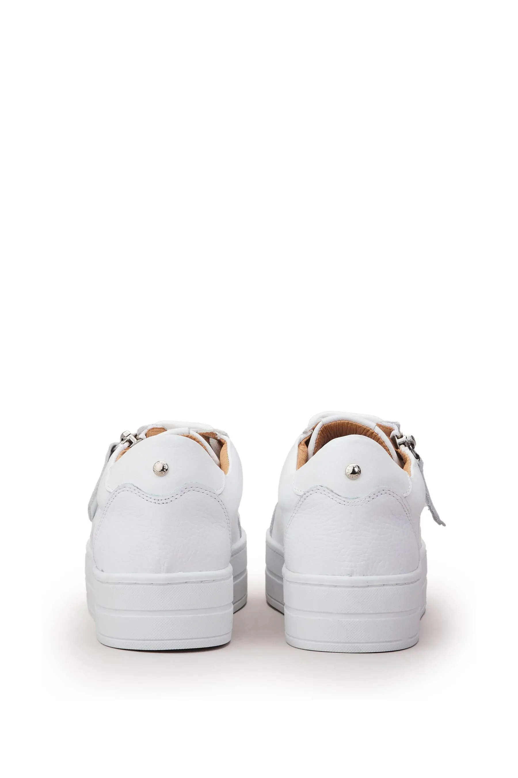 Moda In Pelle - Abbiy - Scarpe da ginnastica con suola spessa e Pizzo zip laterale    