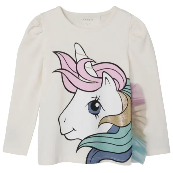name it maglietta manica lunga da bambina My Little Pony 13233940 bianco