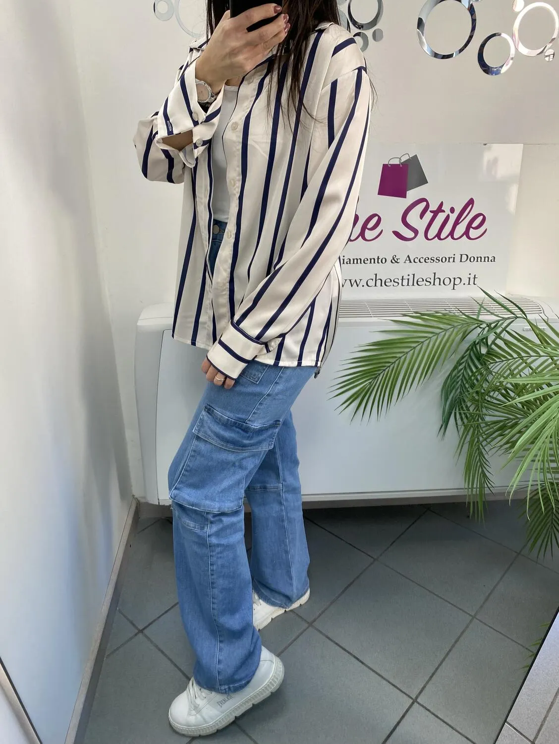 NEW Jeans cargo palazzo