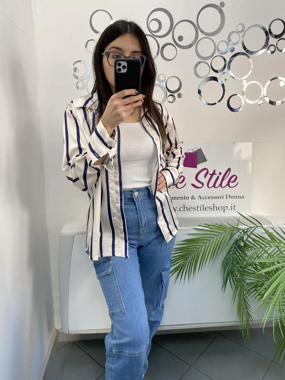 NEW Jeans cargo palazzo