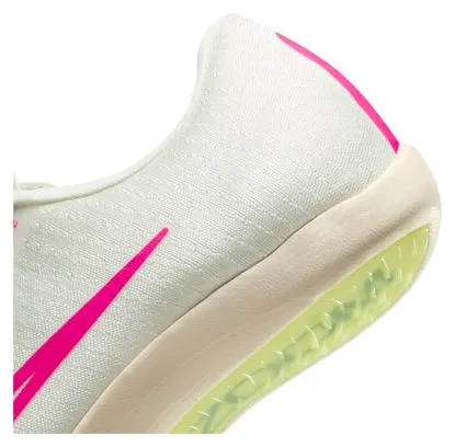 Nike Air Zoom Maxfly Unisex White Pink Yellow Track & Field Shoe