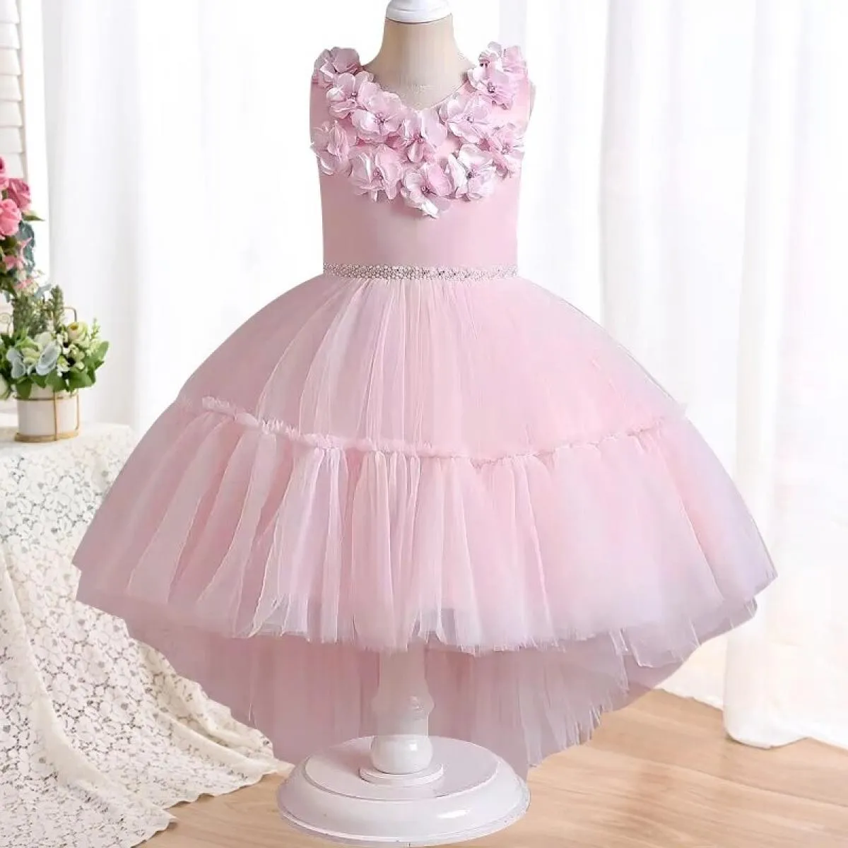 Nuovo vestito da spettacolo scolastico per ragazze, vestito da principessa per bambini, adatto per vestiti di Halloween per raga