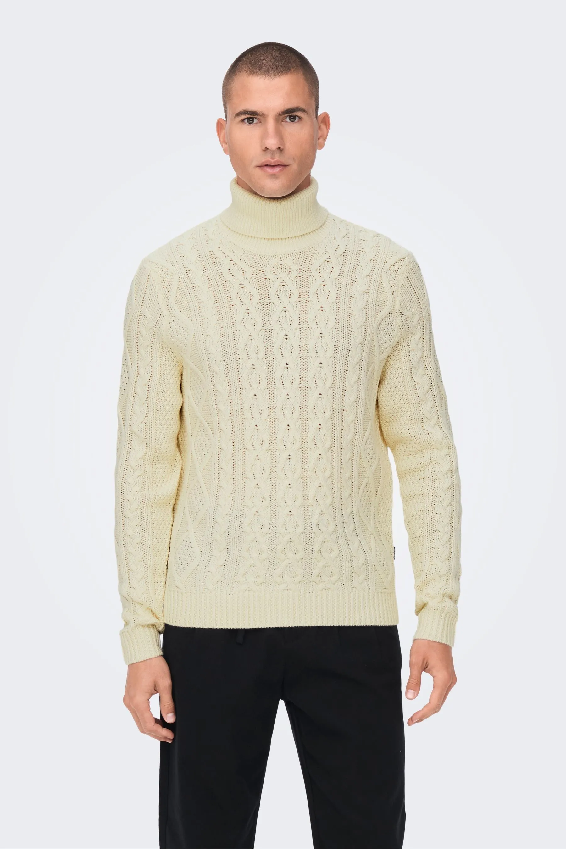 Only & Sons - Maglia comoda a trecce    