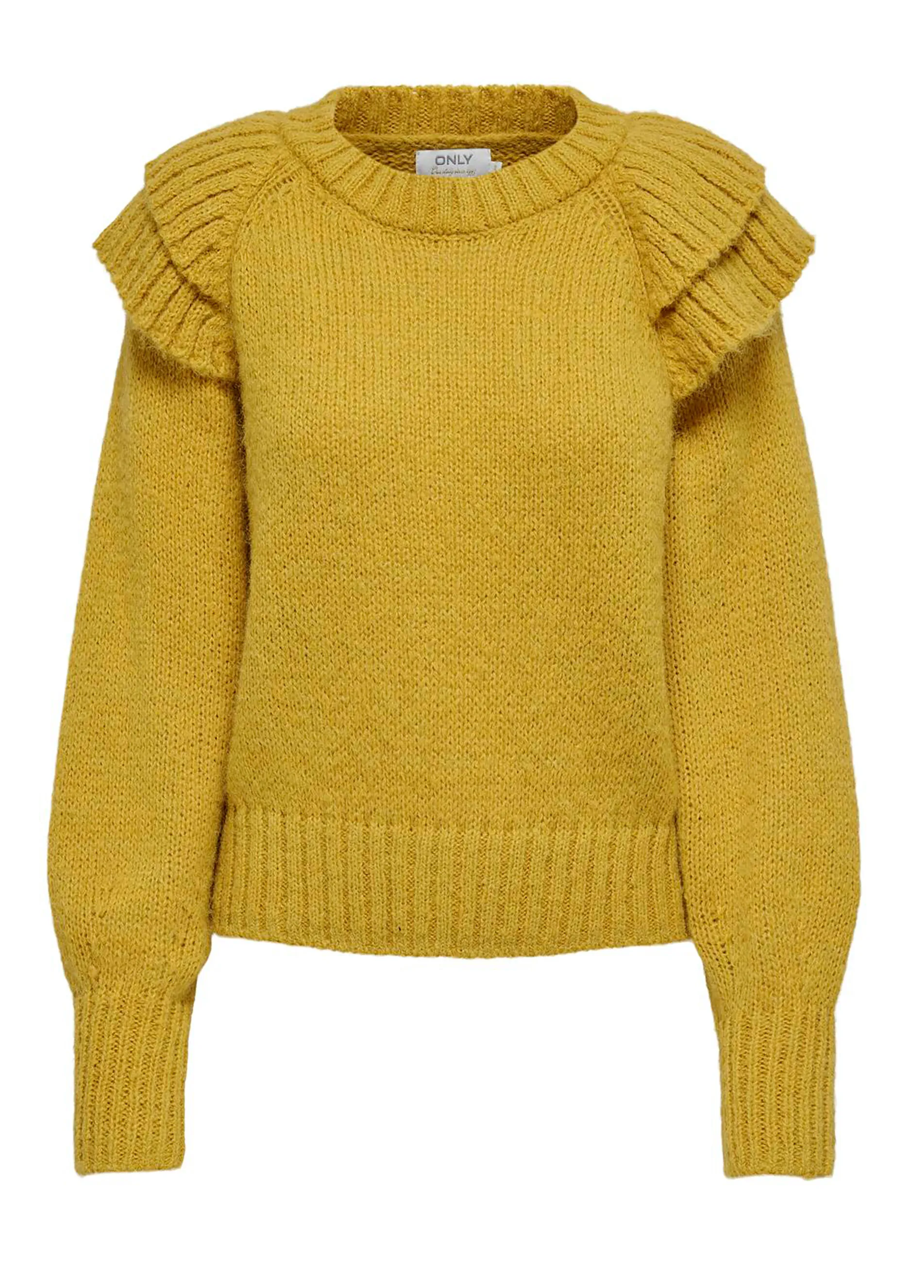 ONLY  Pullover a maniche lunghe con rouches donna