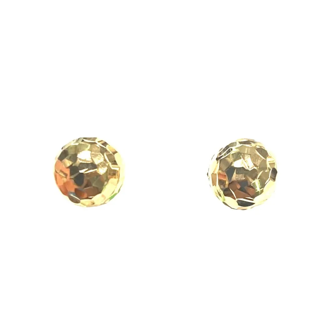ORECCHINI PALLINO DIAMANTATO