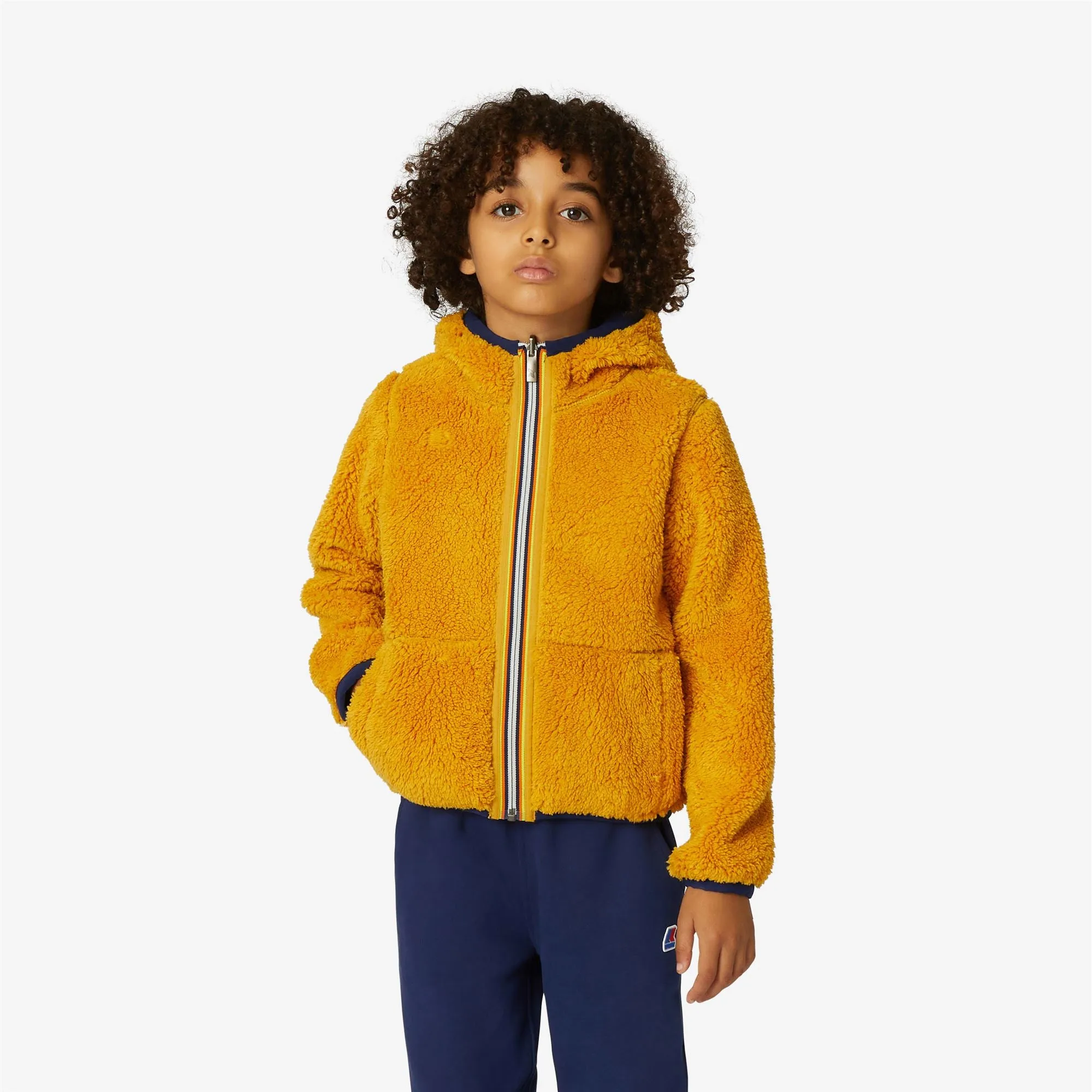 P. JACQUES POLAR REVERSIBLE BLUE MEDIEVAL-YELLOW SUNFLOWER