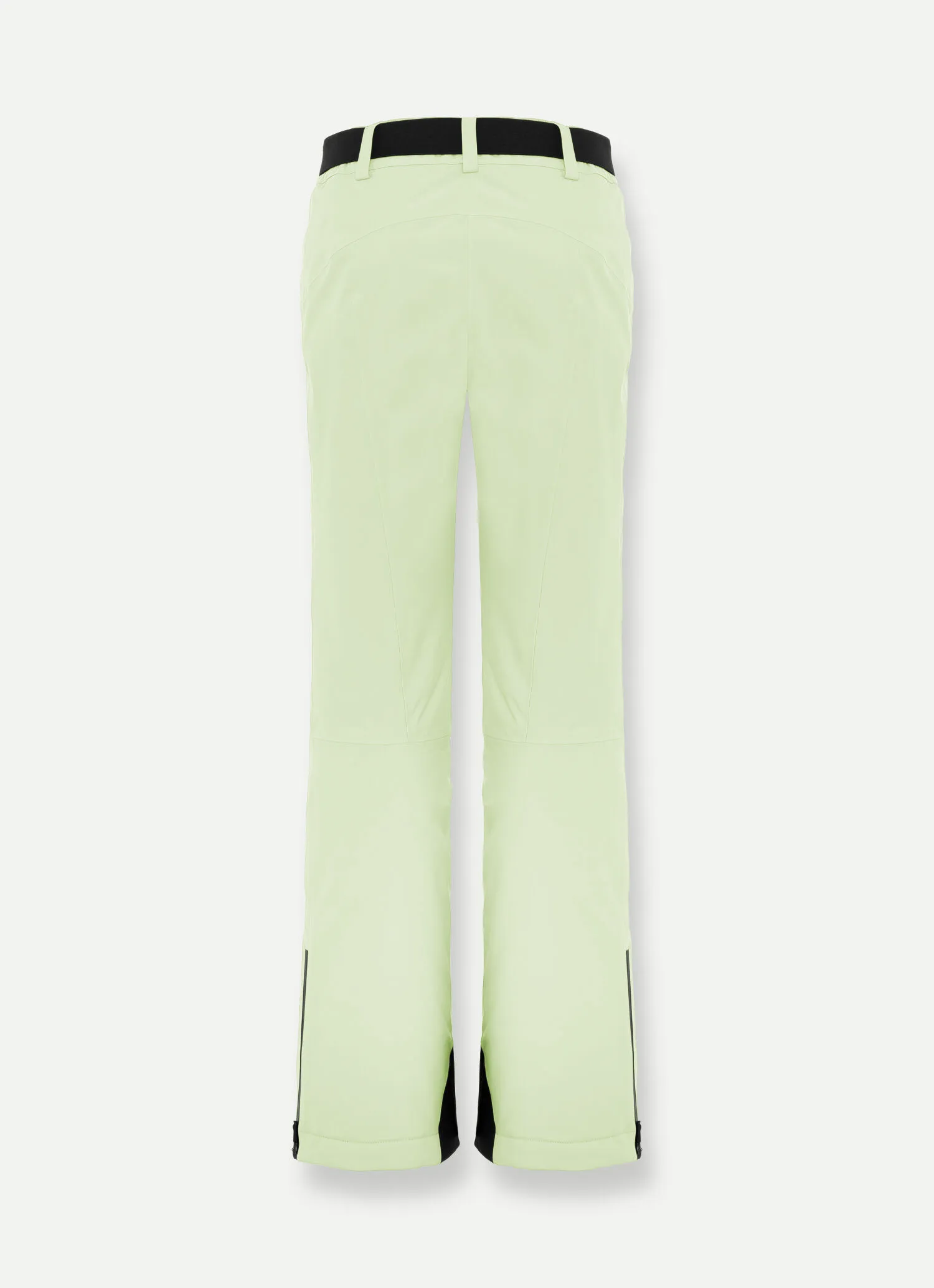 Padded ski pants with belt