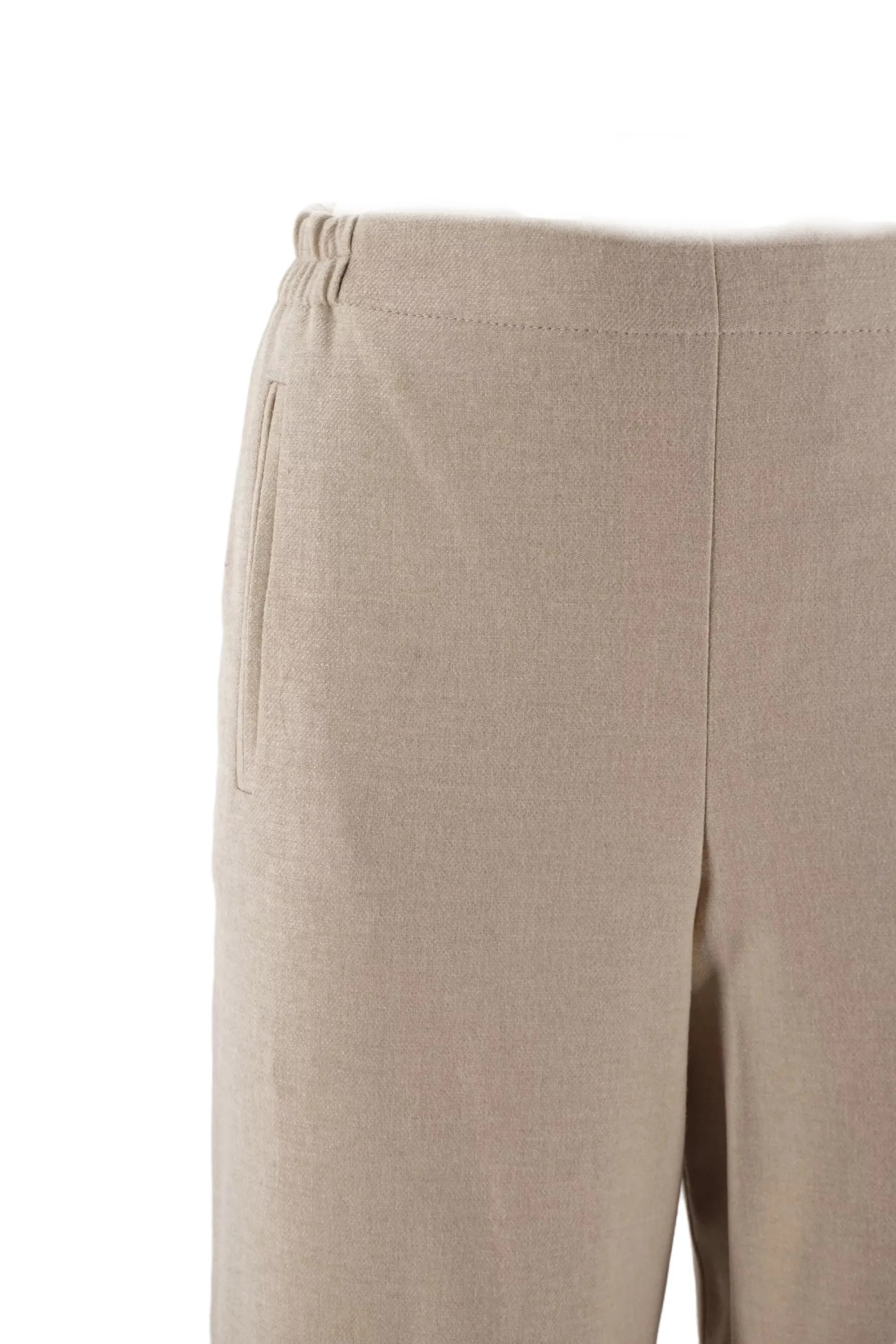 Palazzo trousers in Niū wool / Beige