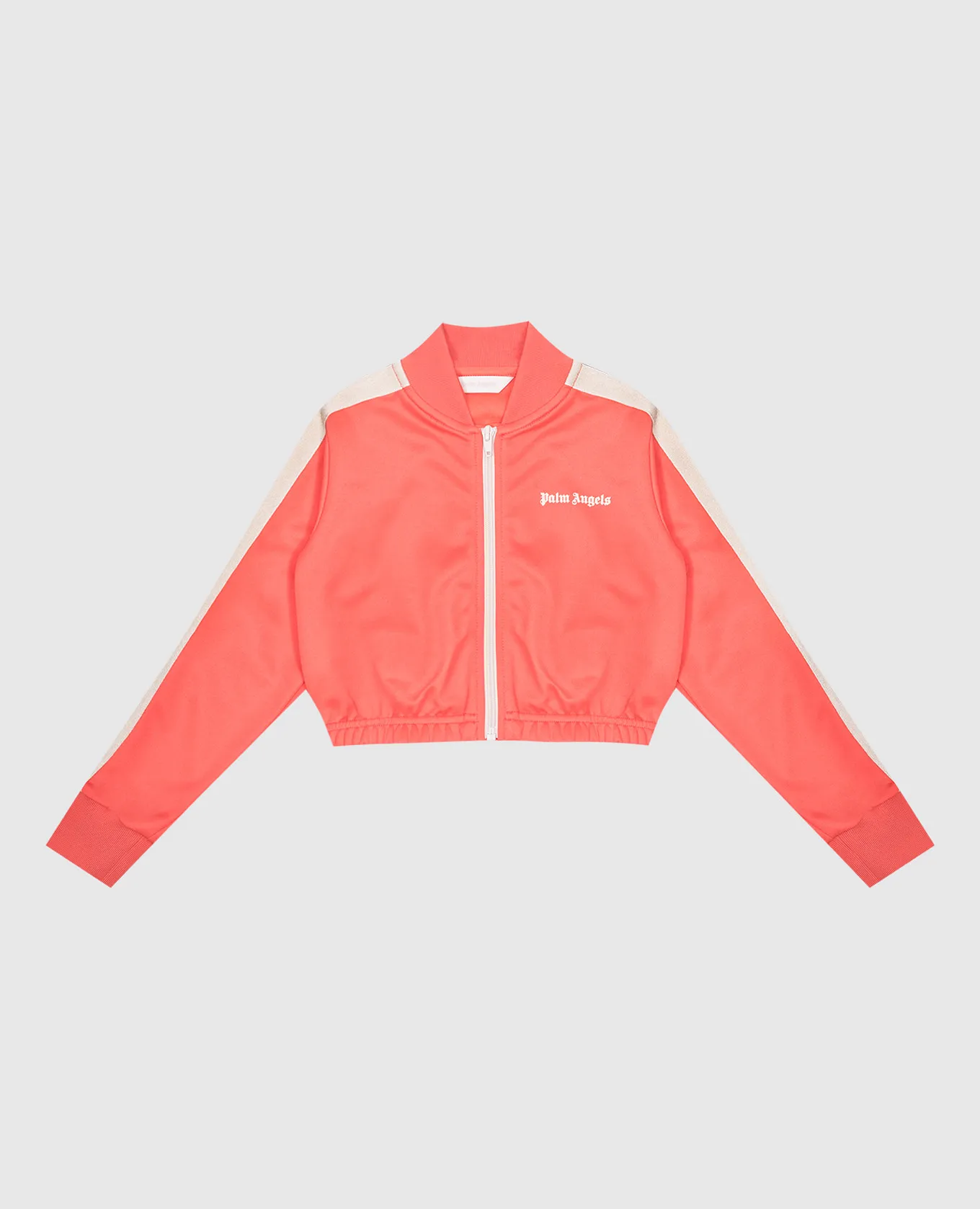 Palm Angels Bomber arancione da bambino con logo PGBD004S24FAB002412