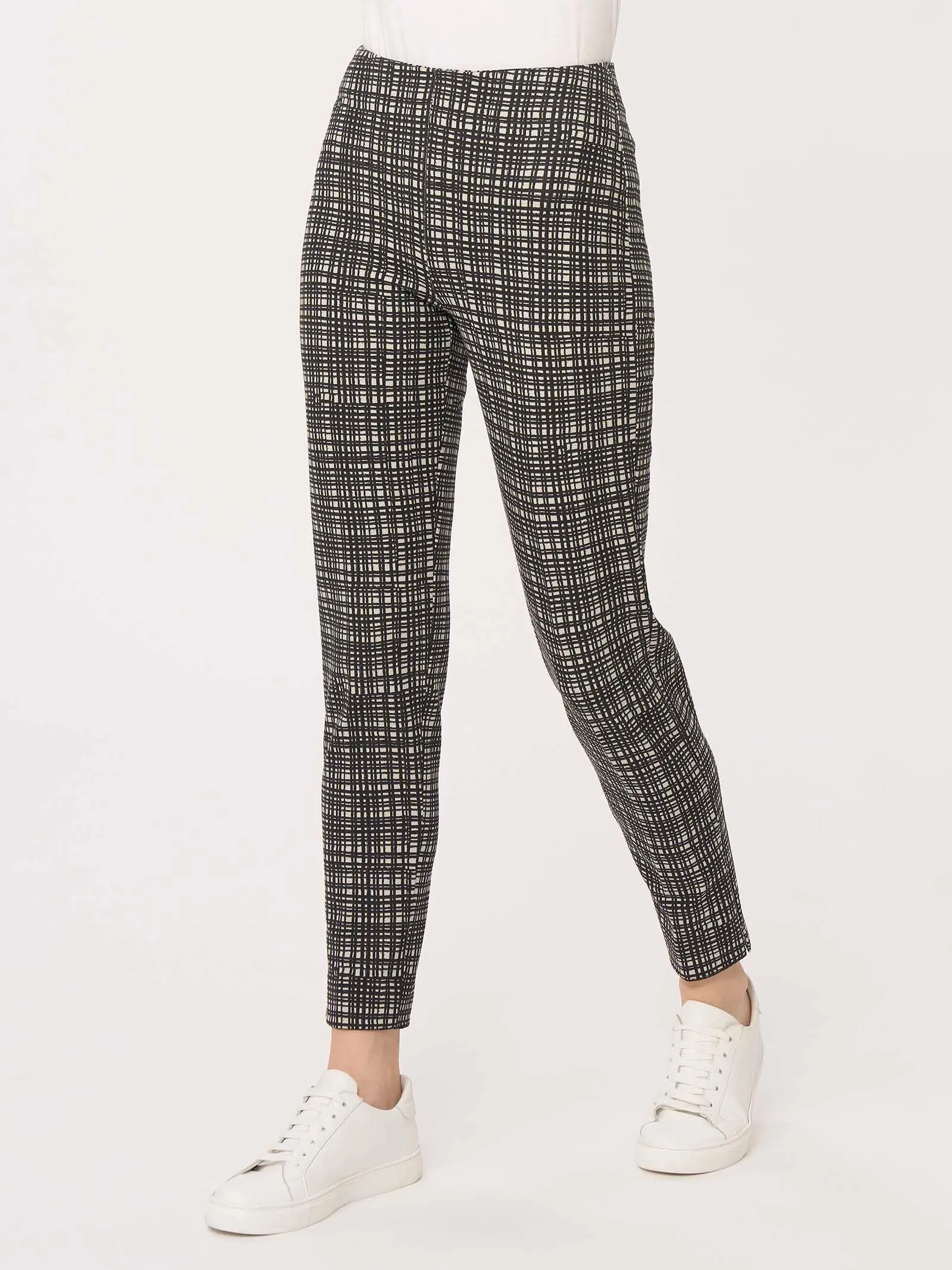 Pantalone a sigaretta in Maglia Denim  - Fant.Champignon