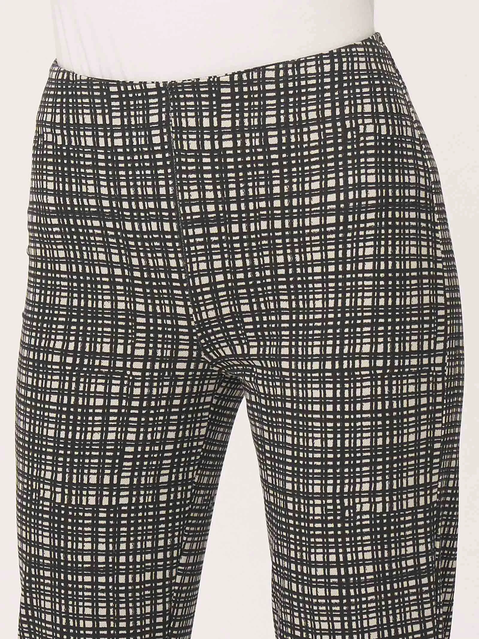 Pantalone a sigaretta in Maglia Denim  - Fant.Champignon