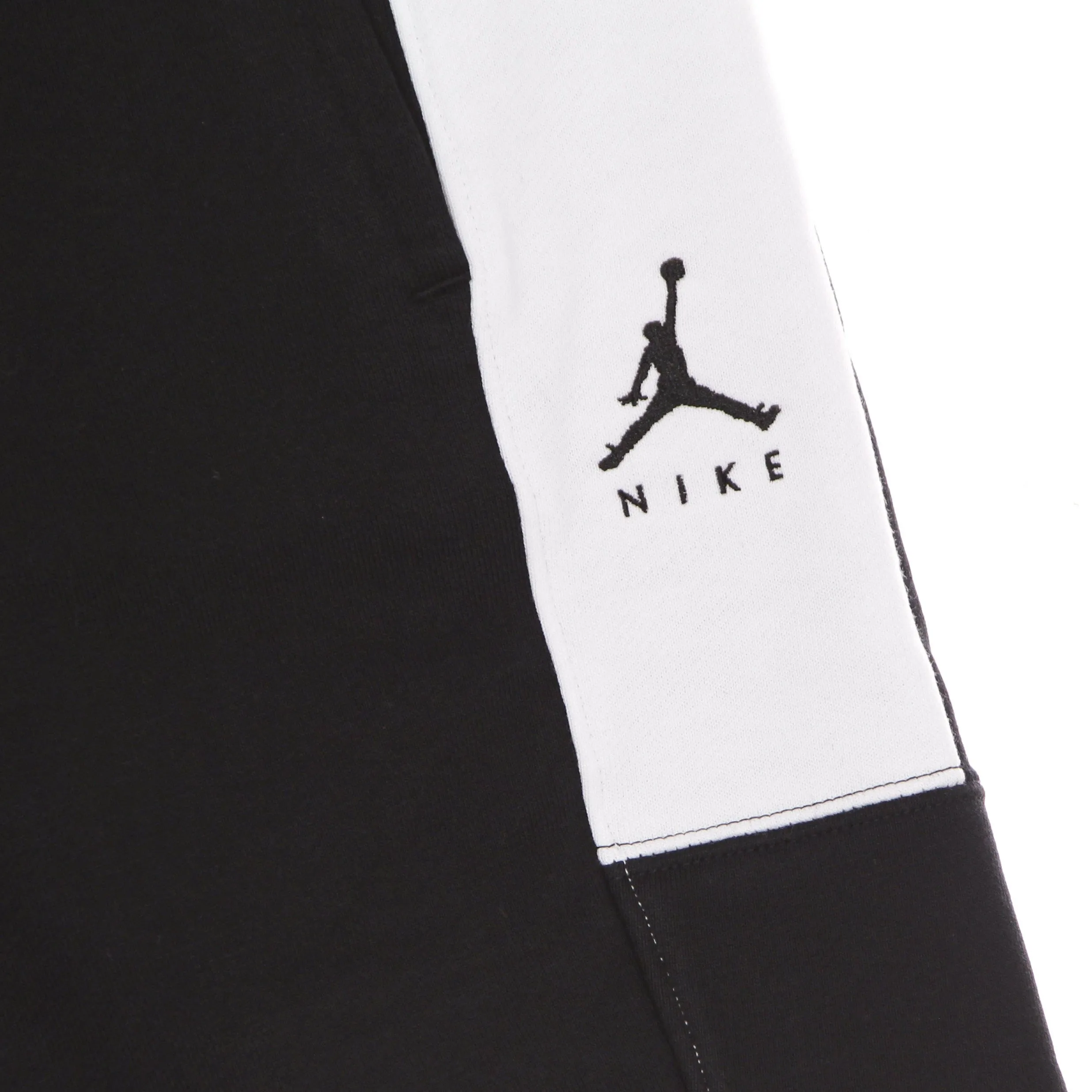 Pantalone Corto Tuta Uomo Jordan Jumpman Fleece Short Black/white/black