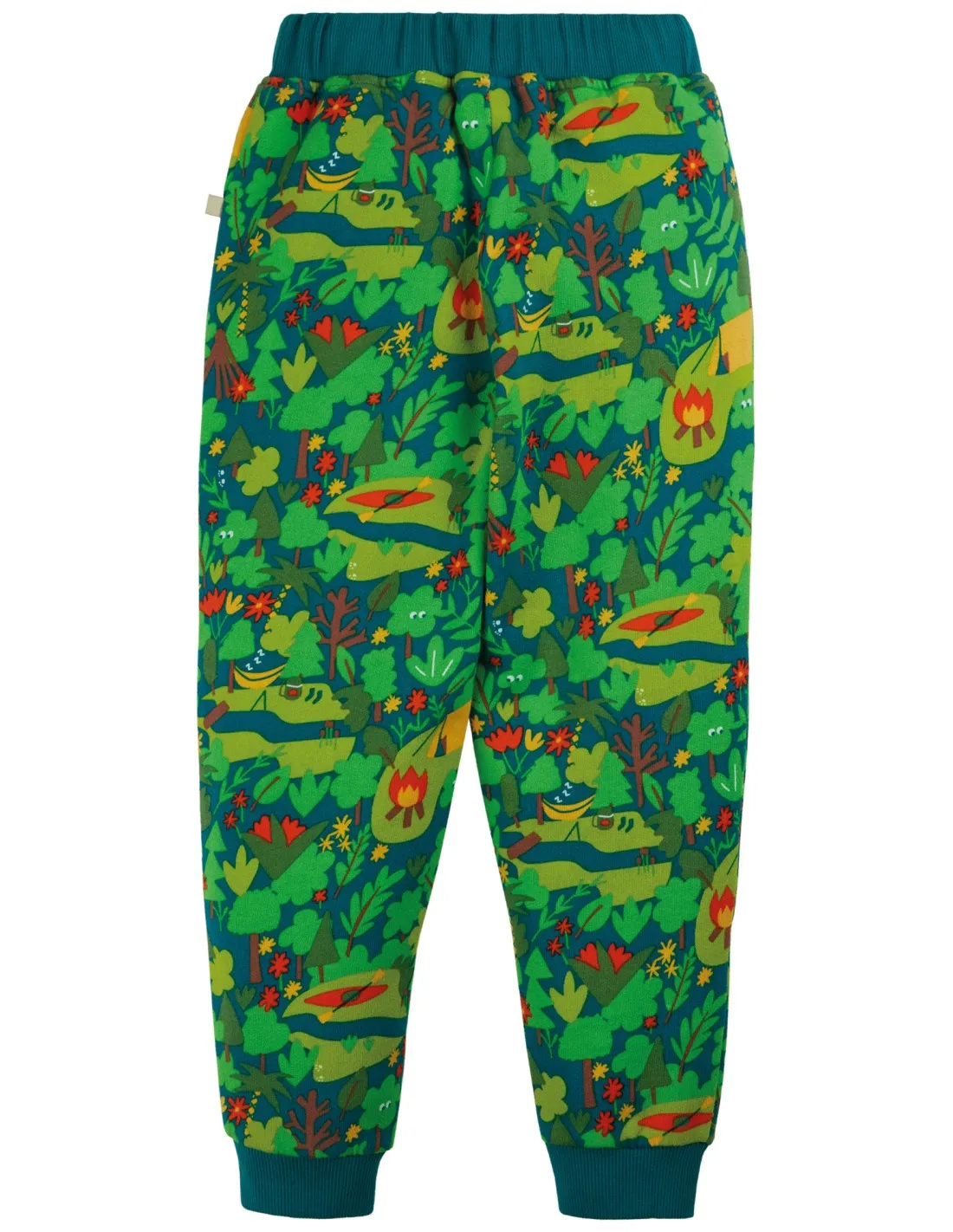 PANTALONE IN FELPA GARZATA DI COTONE BIOLOGICO "SNUG"