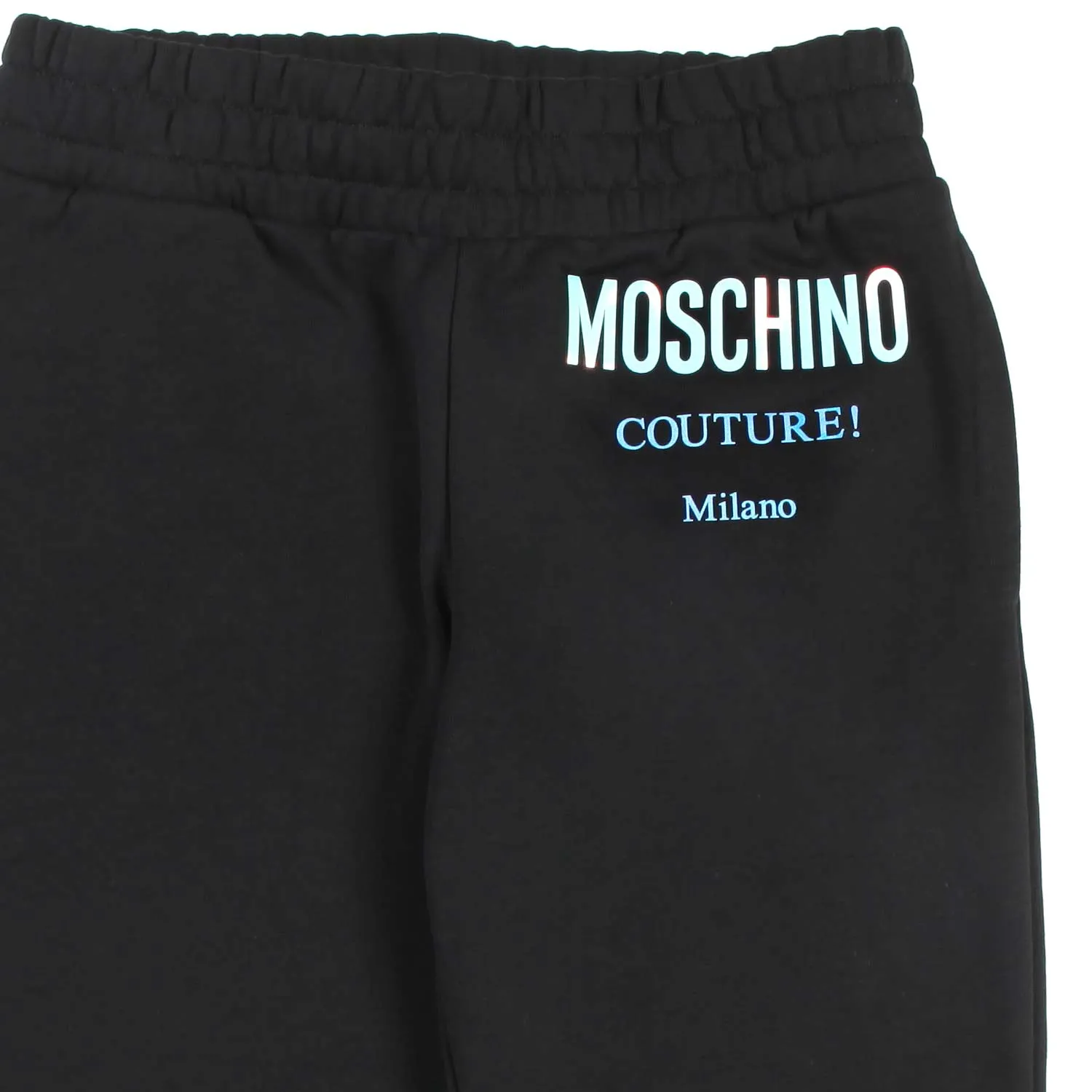 Pantalone In Felpa Nero E Turchese Bambina E Teen