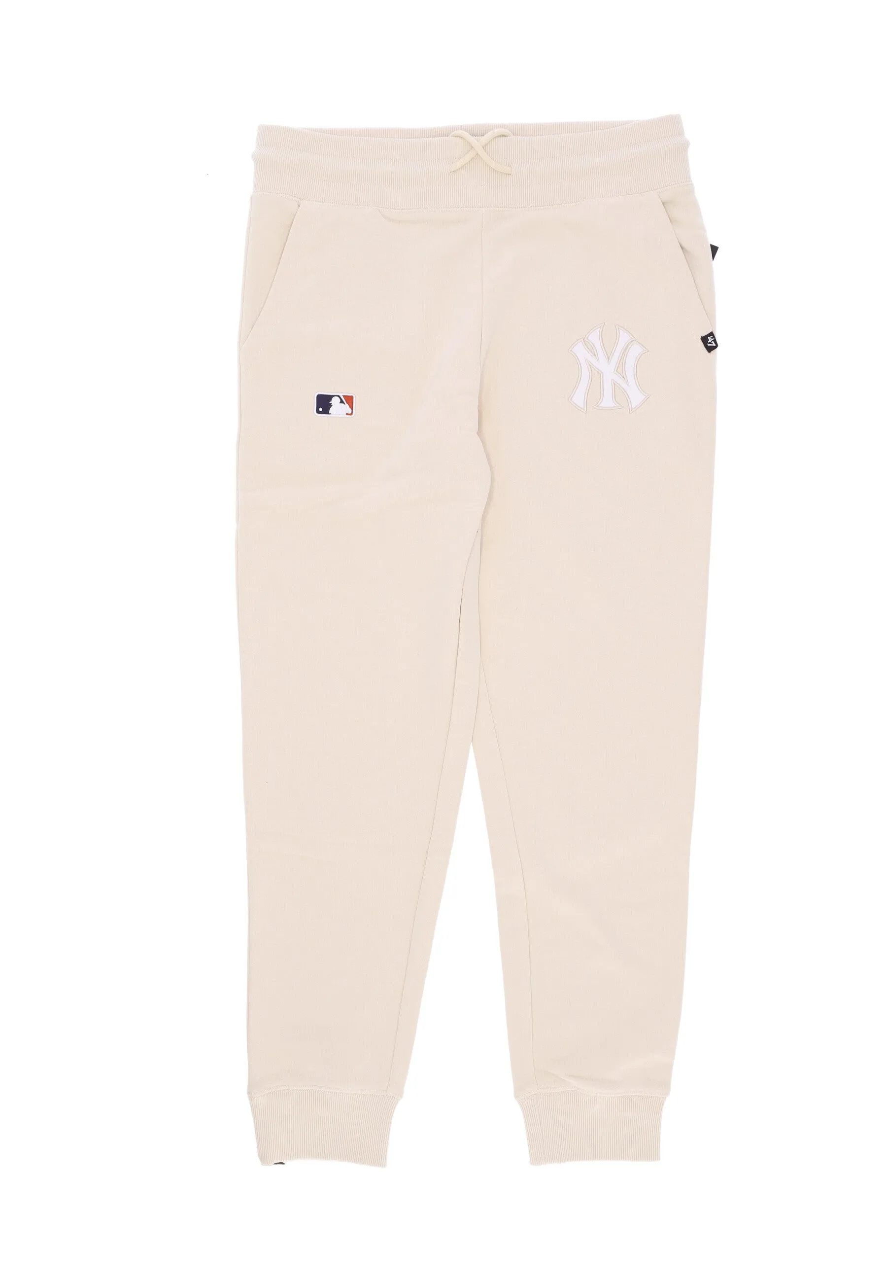 Pantalone Tuta Leggero Uomo Mlb Embroidery Helix Pants Neyyan Oat Milk