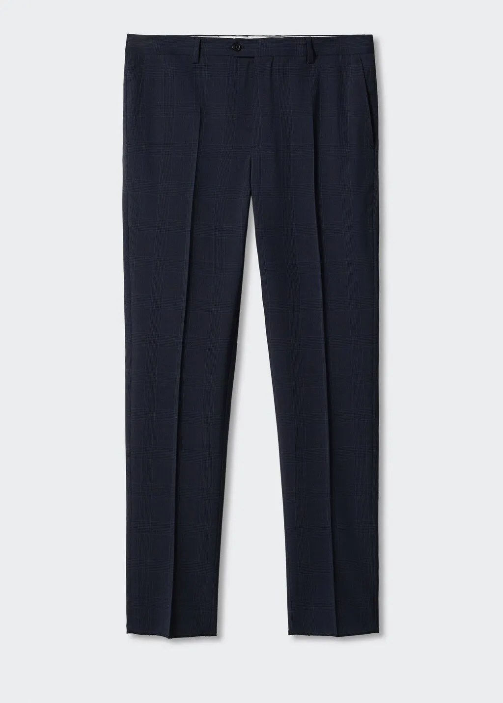 Pantaloni completo slim fit lana vergine