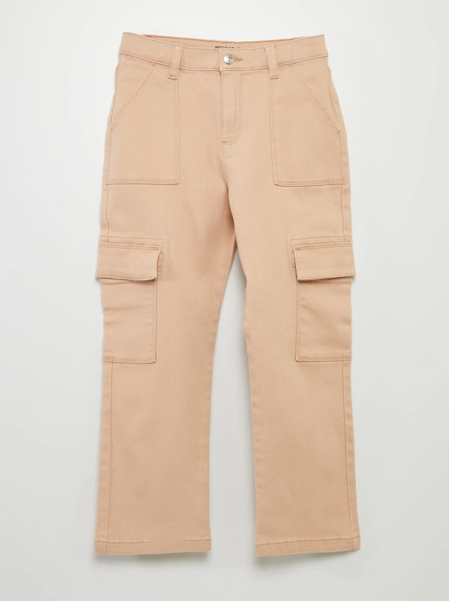Pantaloni con tasca con patta - modello + confortevole - BEIGE