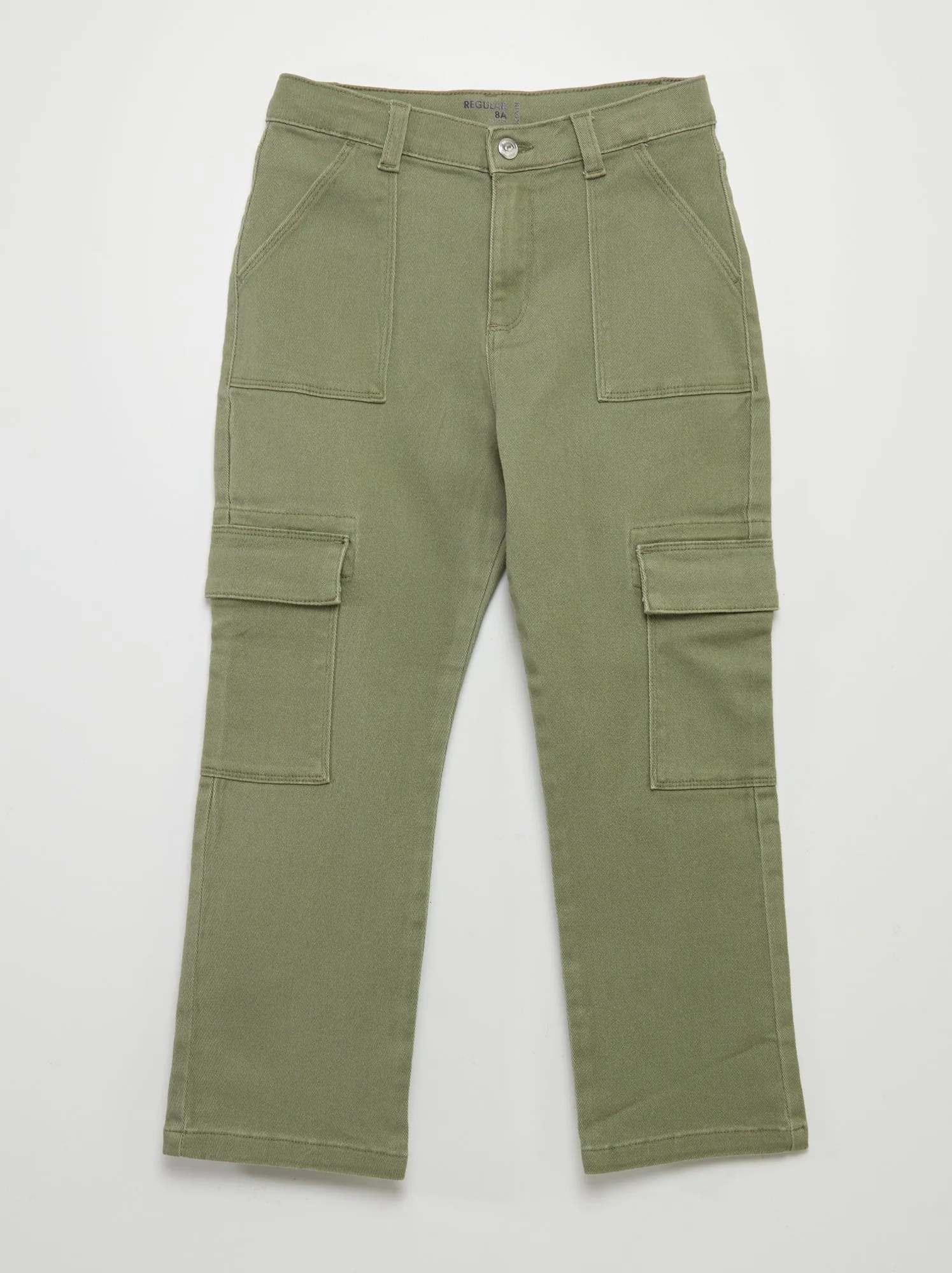 Pantaloni con tasca con patta - modello + confortevole - VERDE