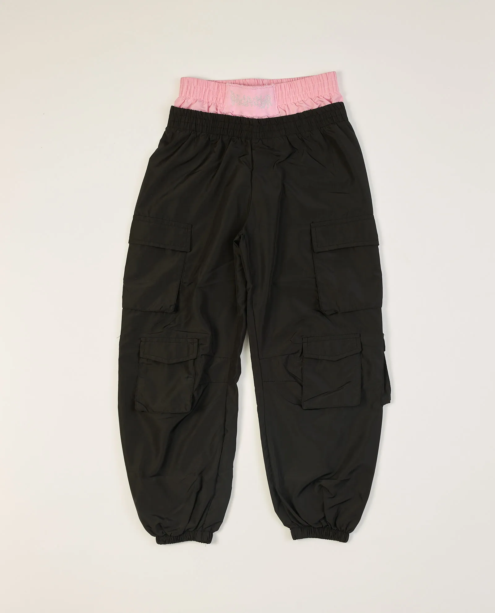 Pantaloni Disclaimer per bambine modello cargo