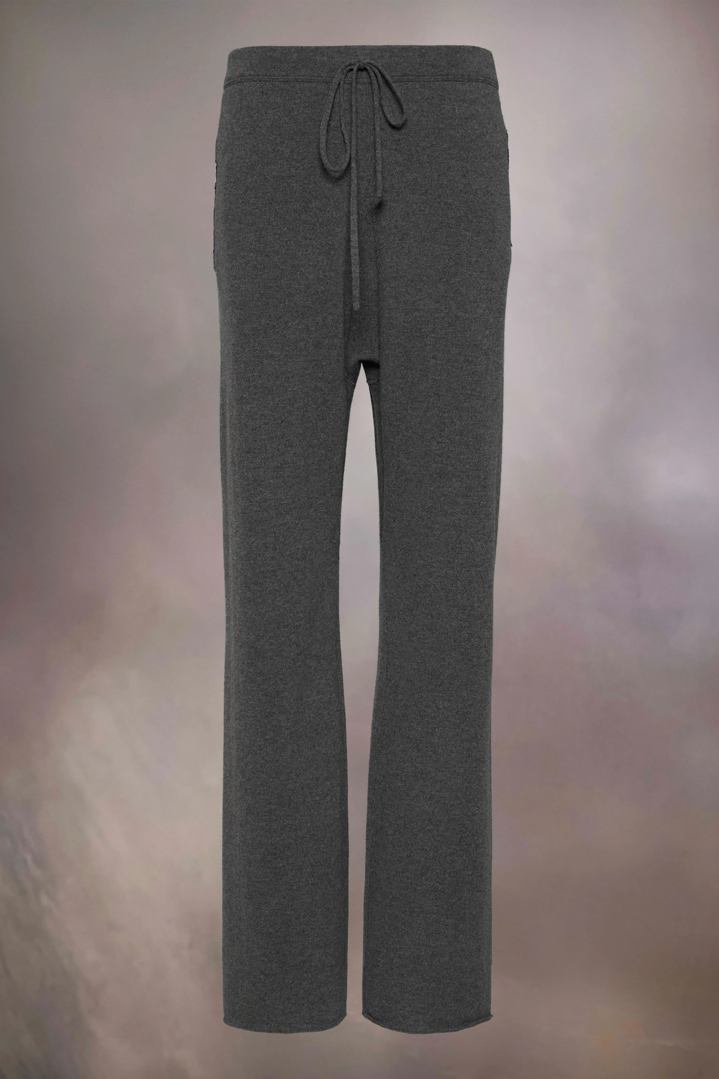 Pantaloni décortiqué in cashmere