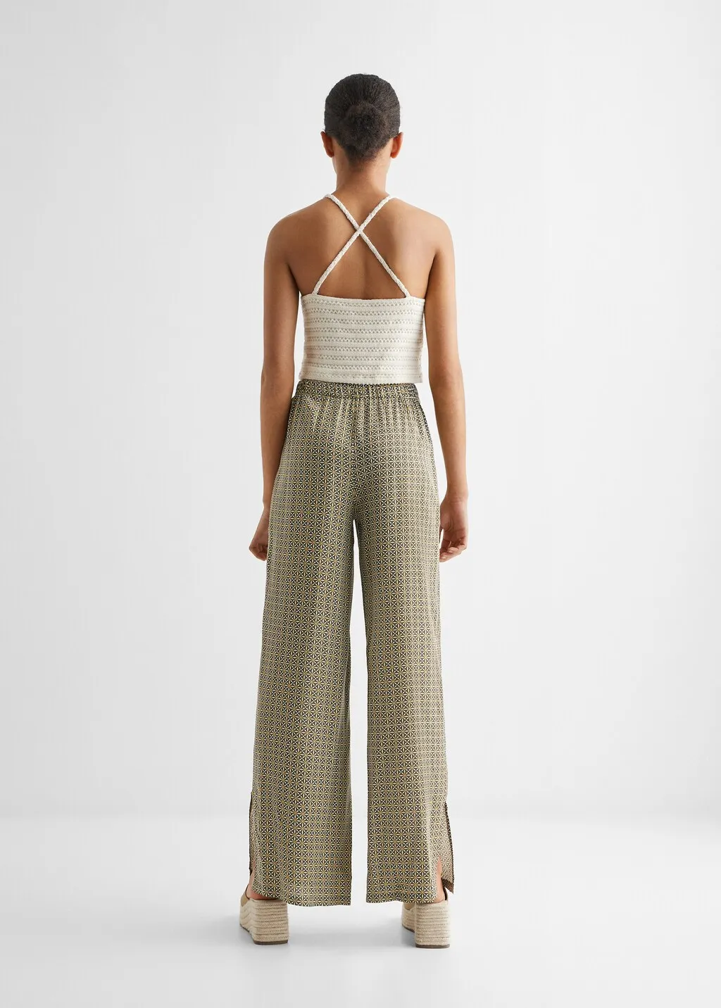 Pantaloni fluidi stampati