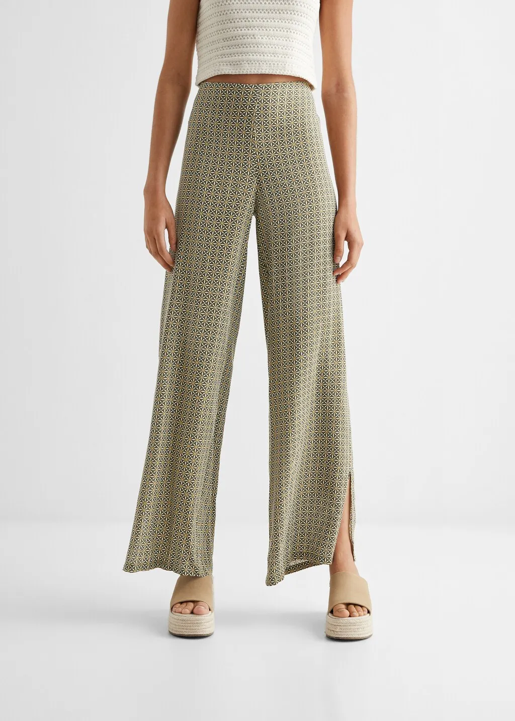 Pantaloni fluidi stampati